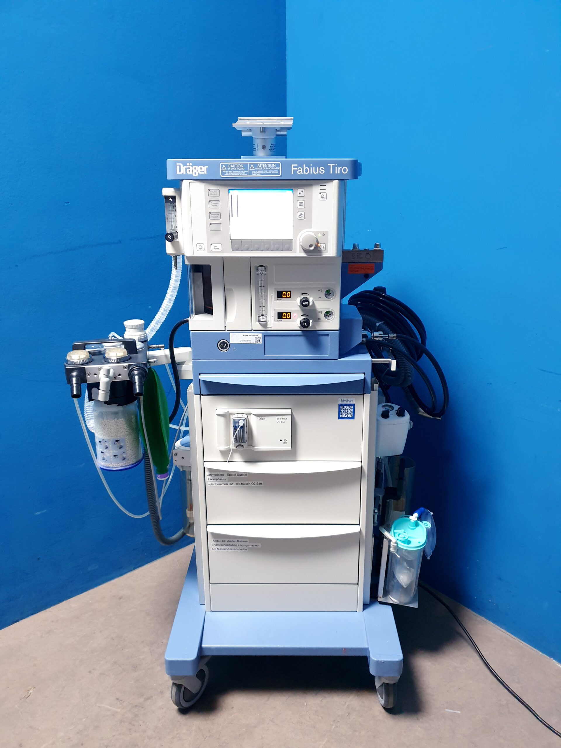 Dräger Fabius Tiro Narkosegerät + Scio Four Oxi Plus – Bild 3
