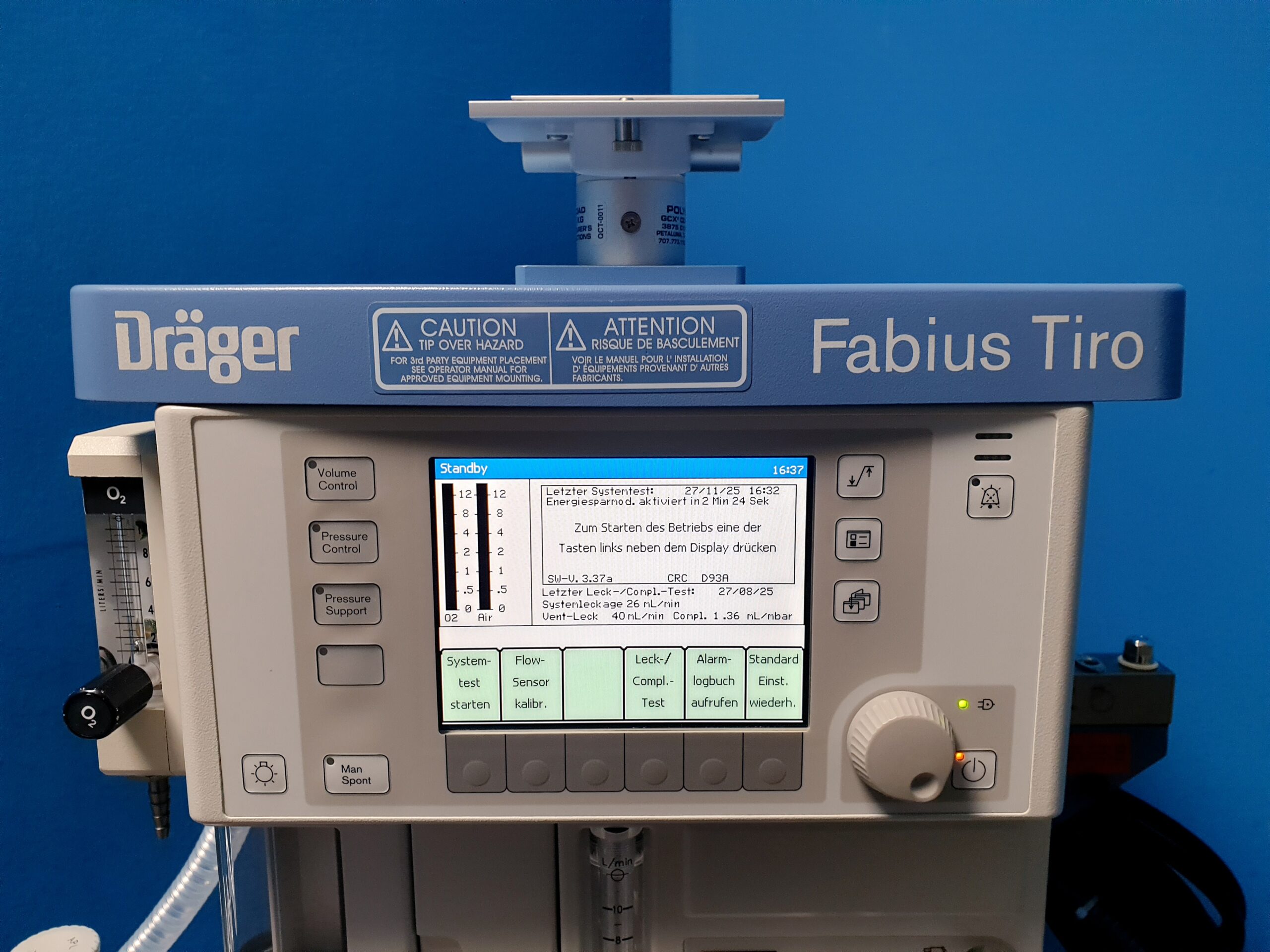 Dräger Fabius Tiro Narkosegerät + Scio Four Oxi Plus – Bild 6