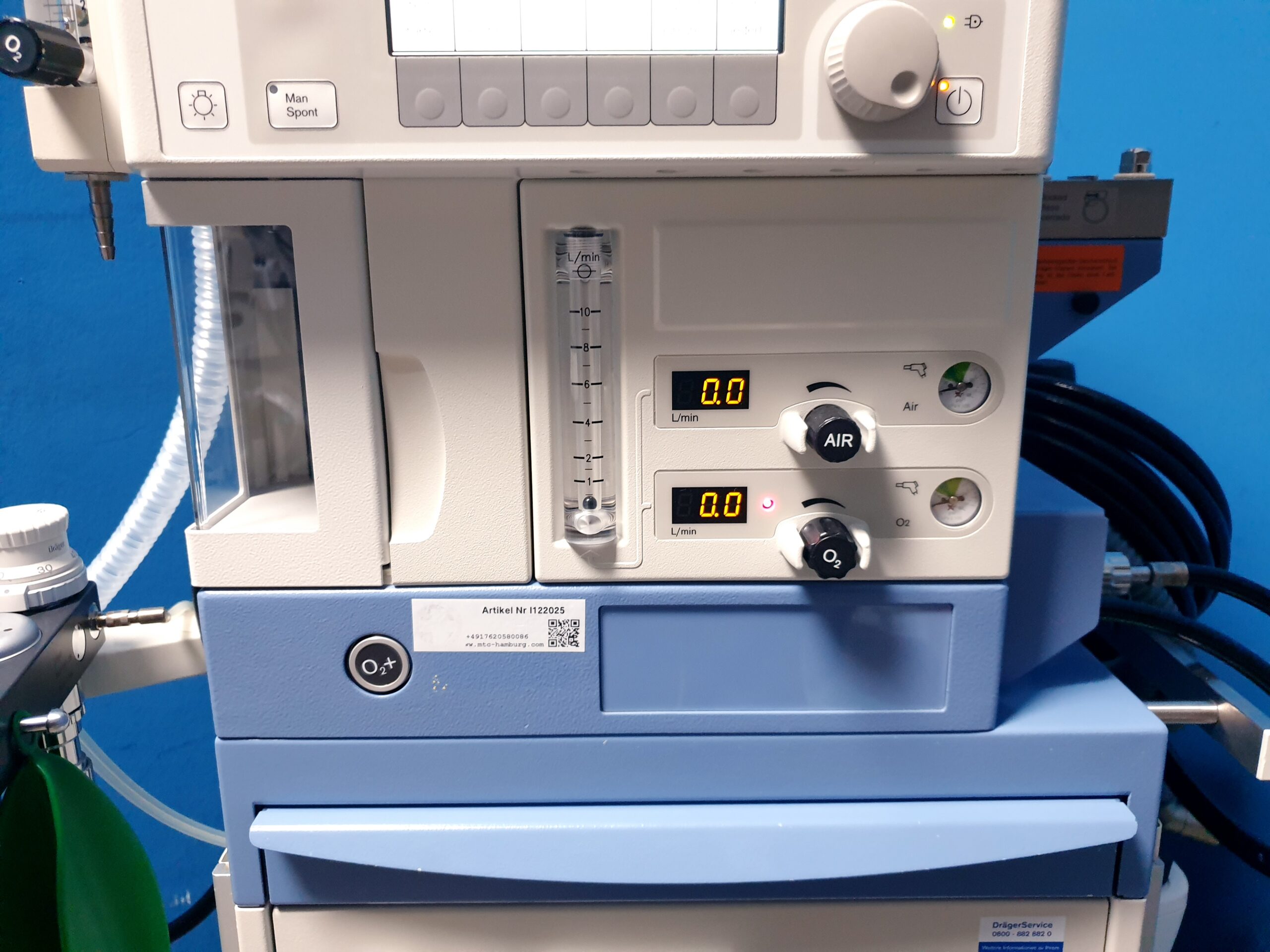 Dräger Fabius Tiro Narkosegerät + Scio Four Oxi Plus – Bild 7