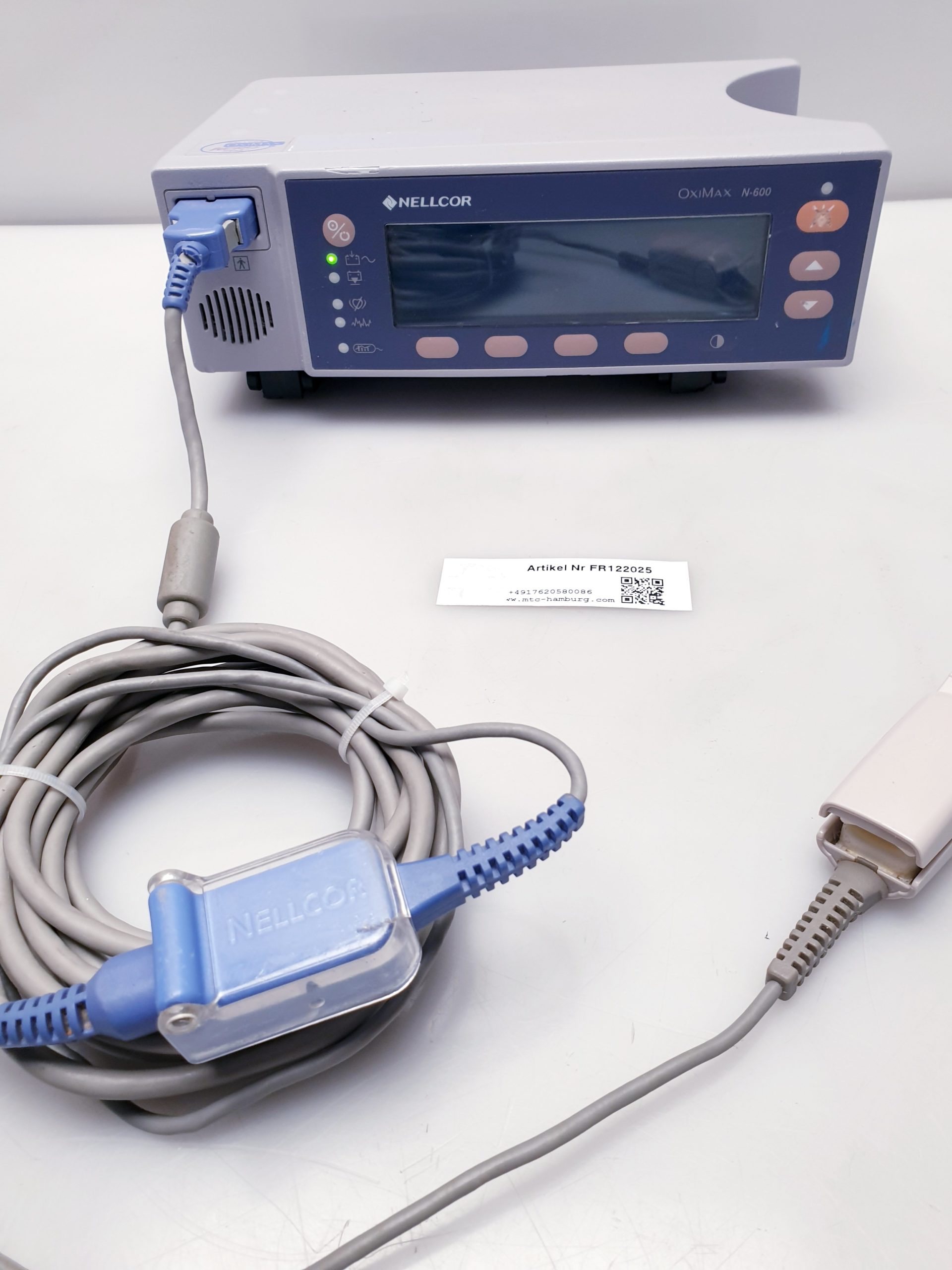 Nellcor N-600 Pulse Oximeter Oxymeter OxiMax - Fehlercode EEE559 – Bild 3