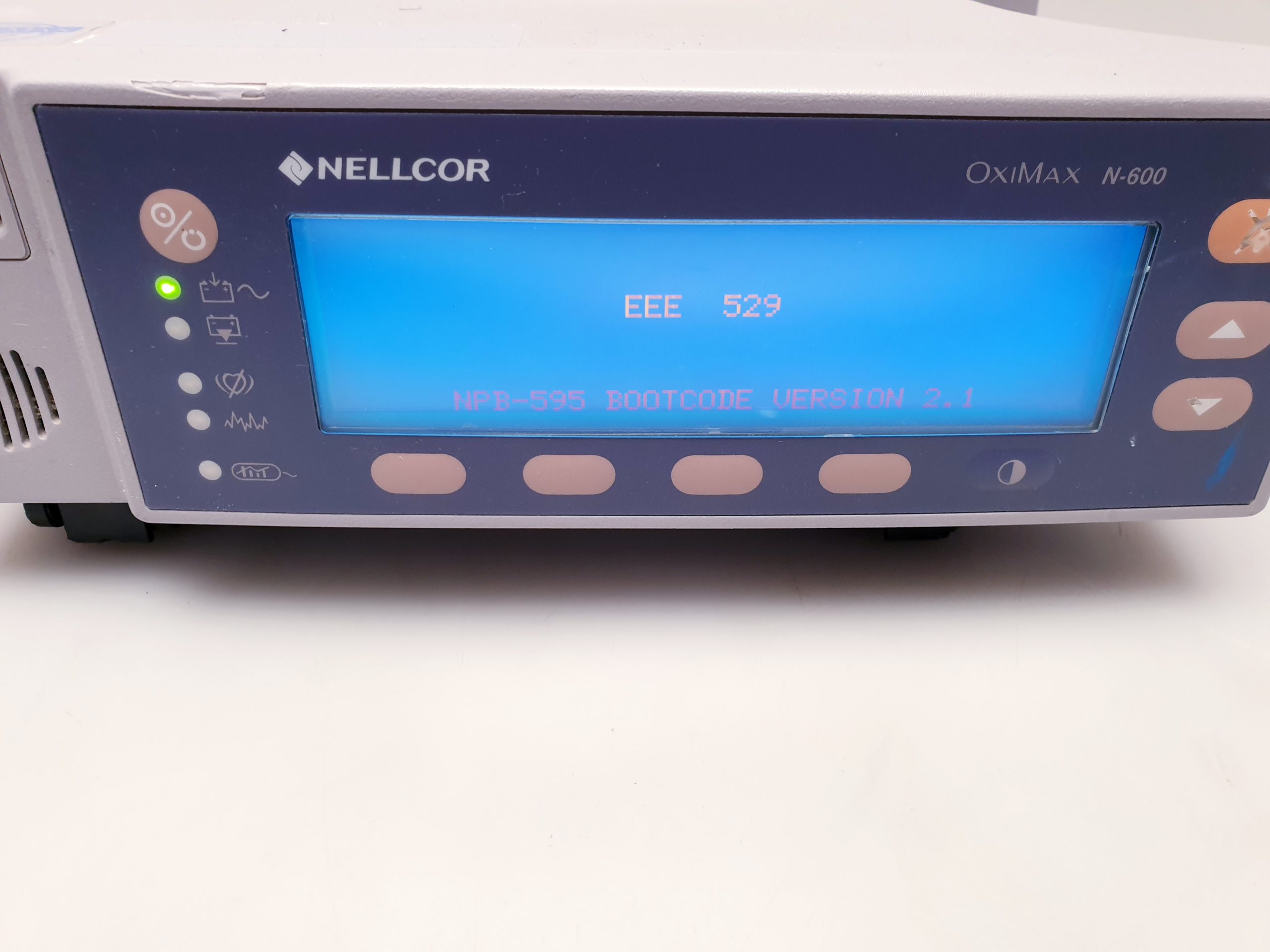 Nellcor N-600 Pulse Oximeter Oxymeter OxiMax - Fehlercode EEE559 – Bild 6