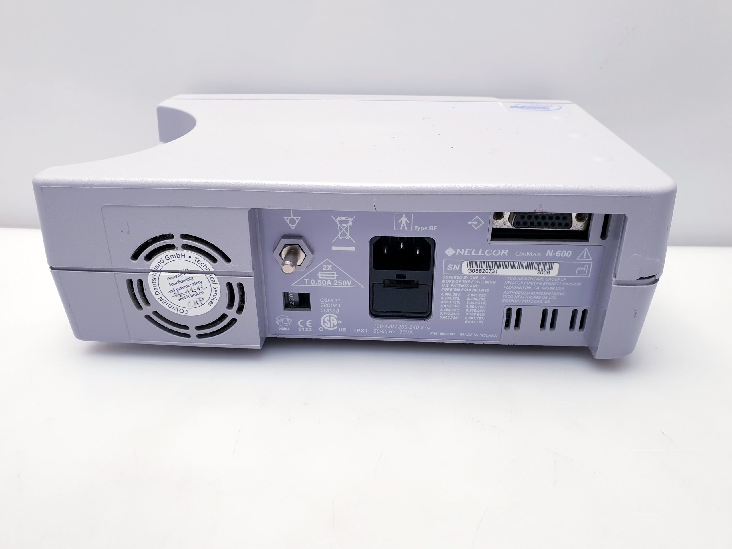 Nellcor N-600 Pulse Oximeter Oxymeter OxiMax - Fehlercode EEE559 – Bild 7