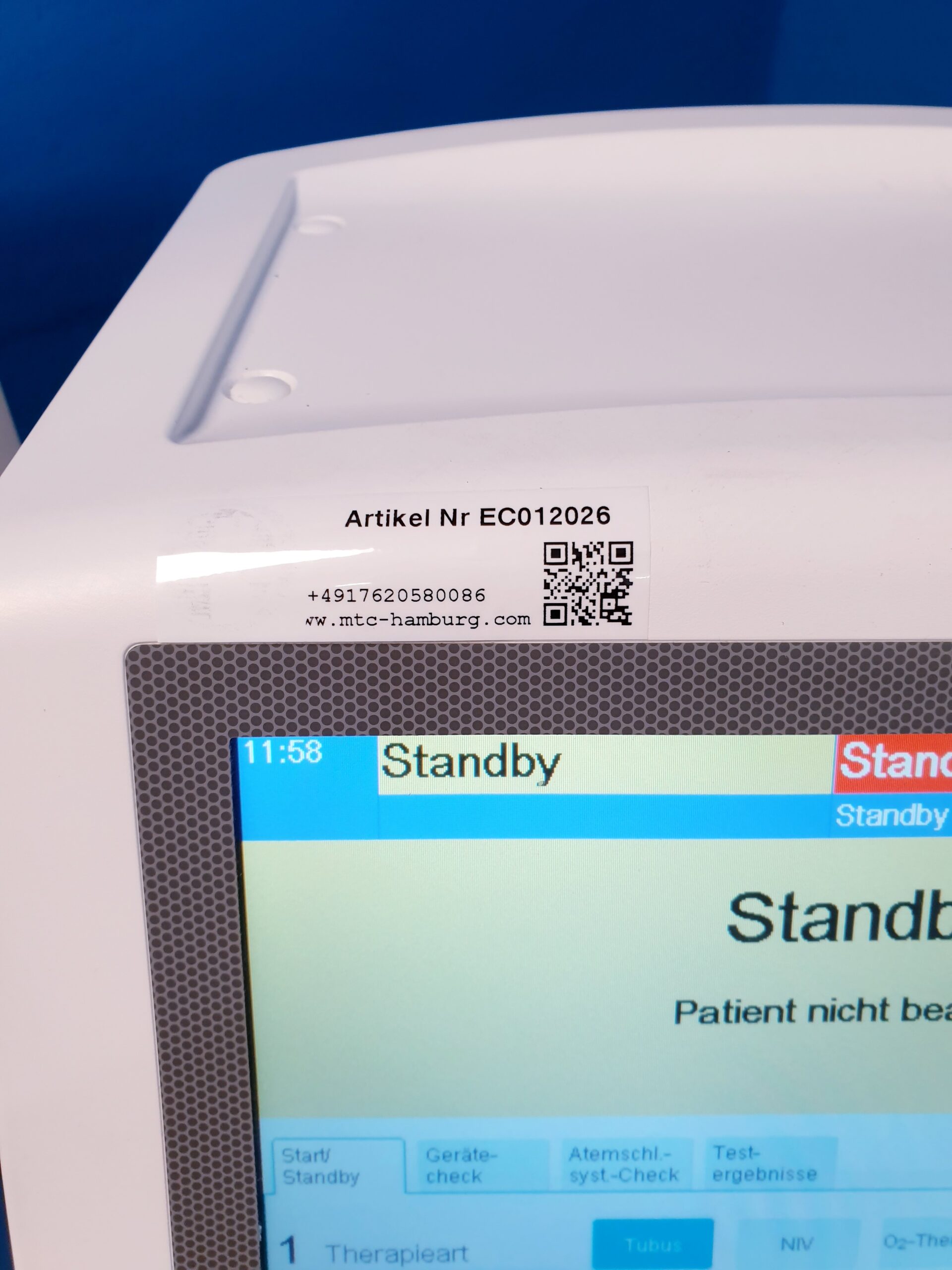 Dräger Savina 300 Intensivbeatmungsgerät – Bild 2