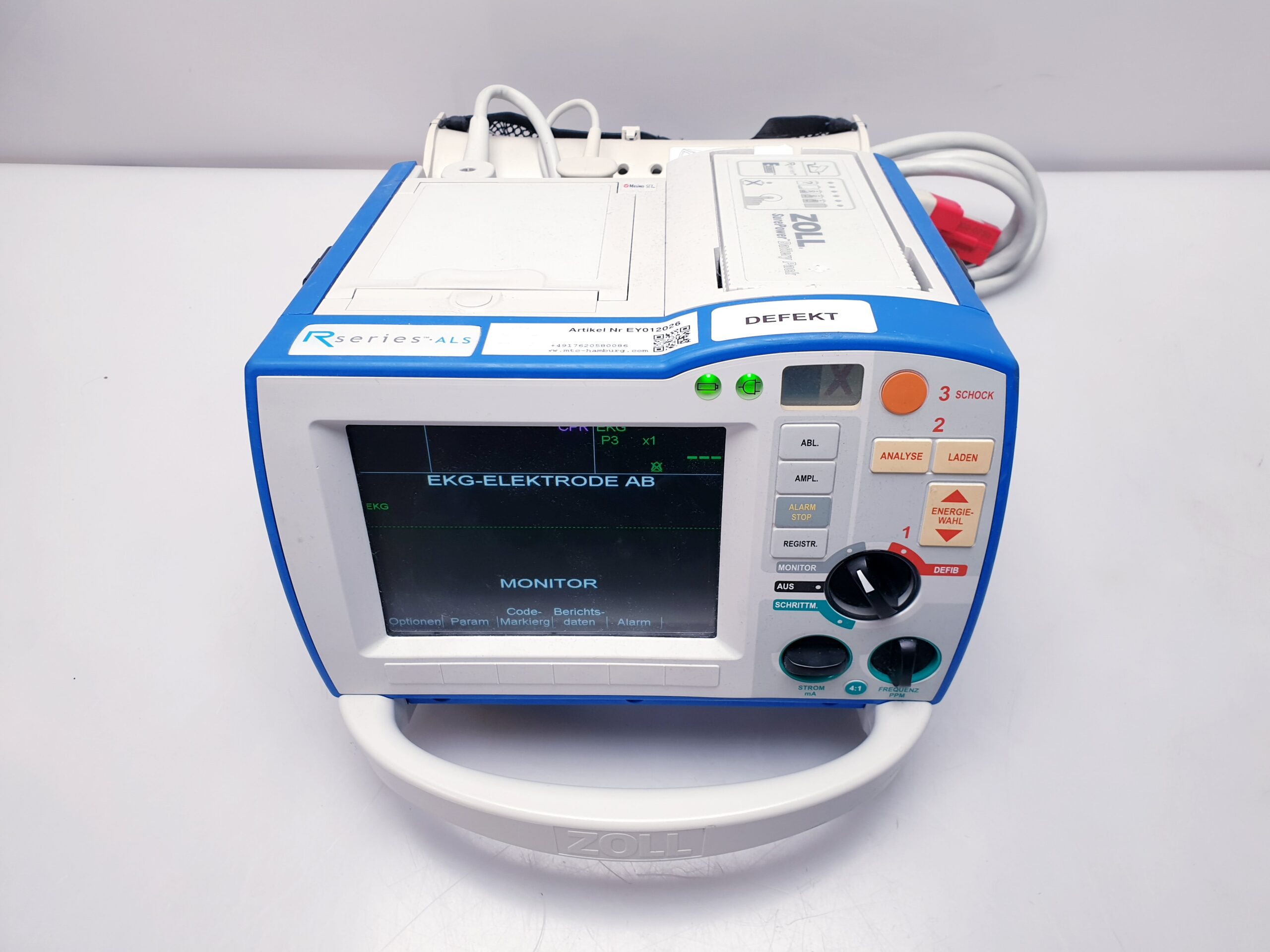 Zoll R Series Defibrillator Defi - Defekt – Bild 4