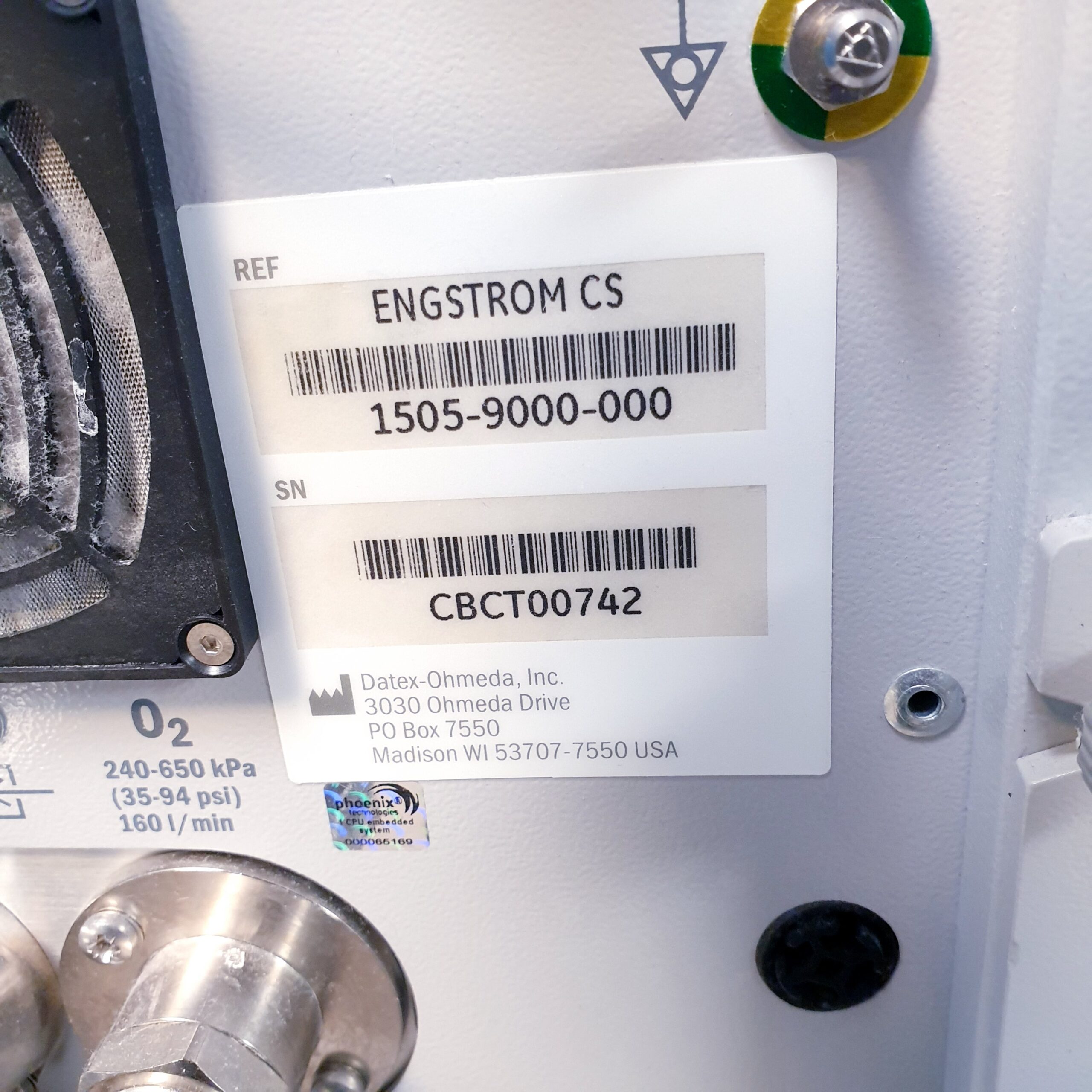 GE Engström Carestation Ventilator Beatmungsgerät – Bild 21