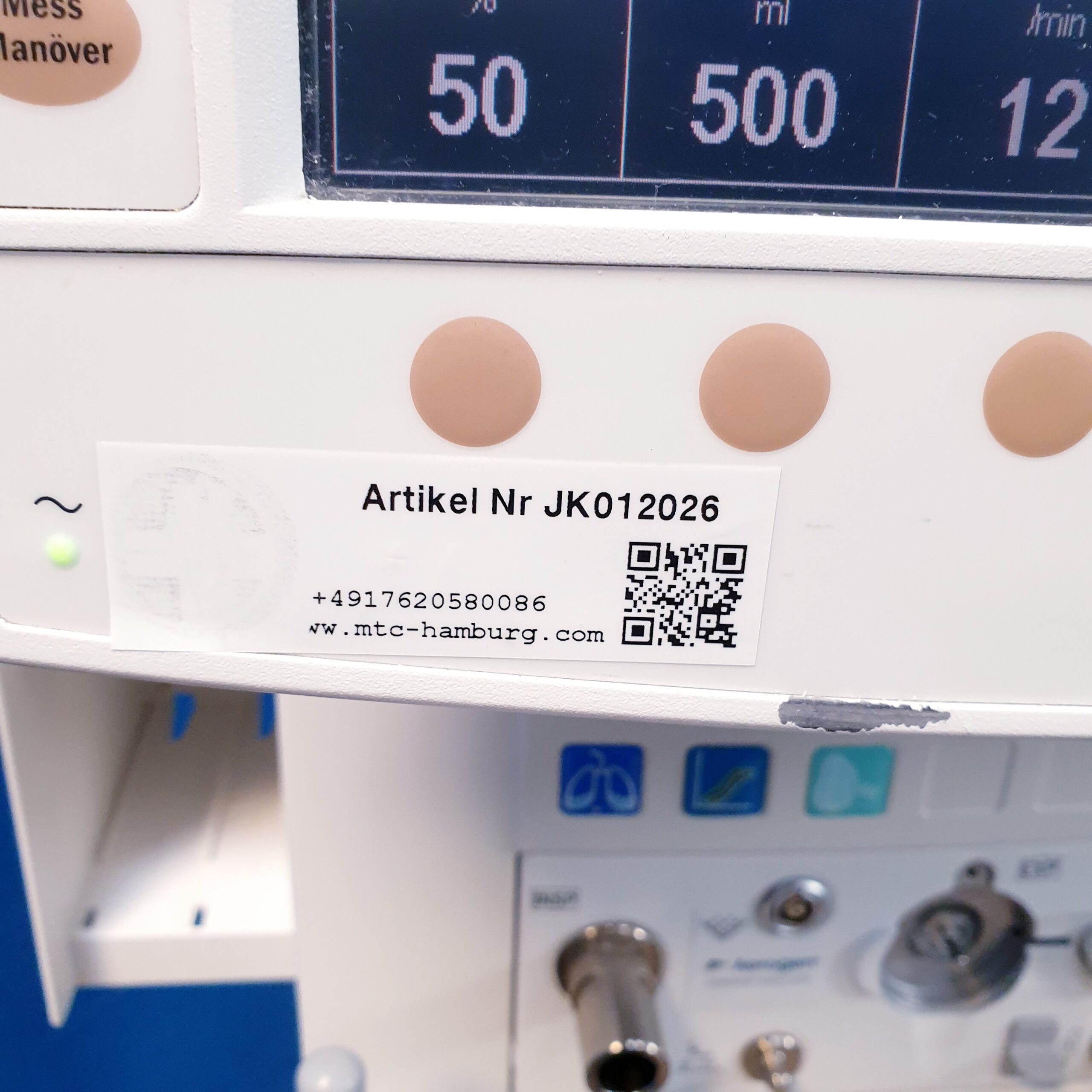 GE Engström Carestation Ventilator Beatmungsgerät – Bild 2