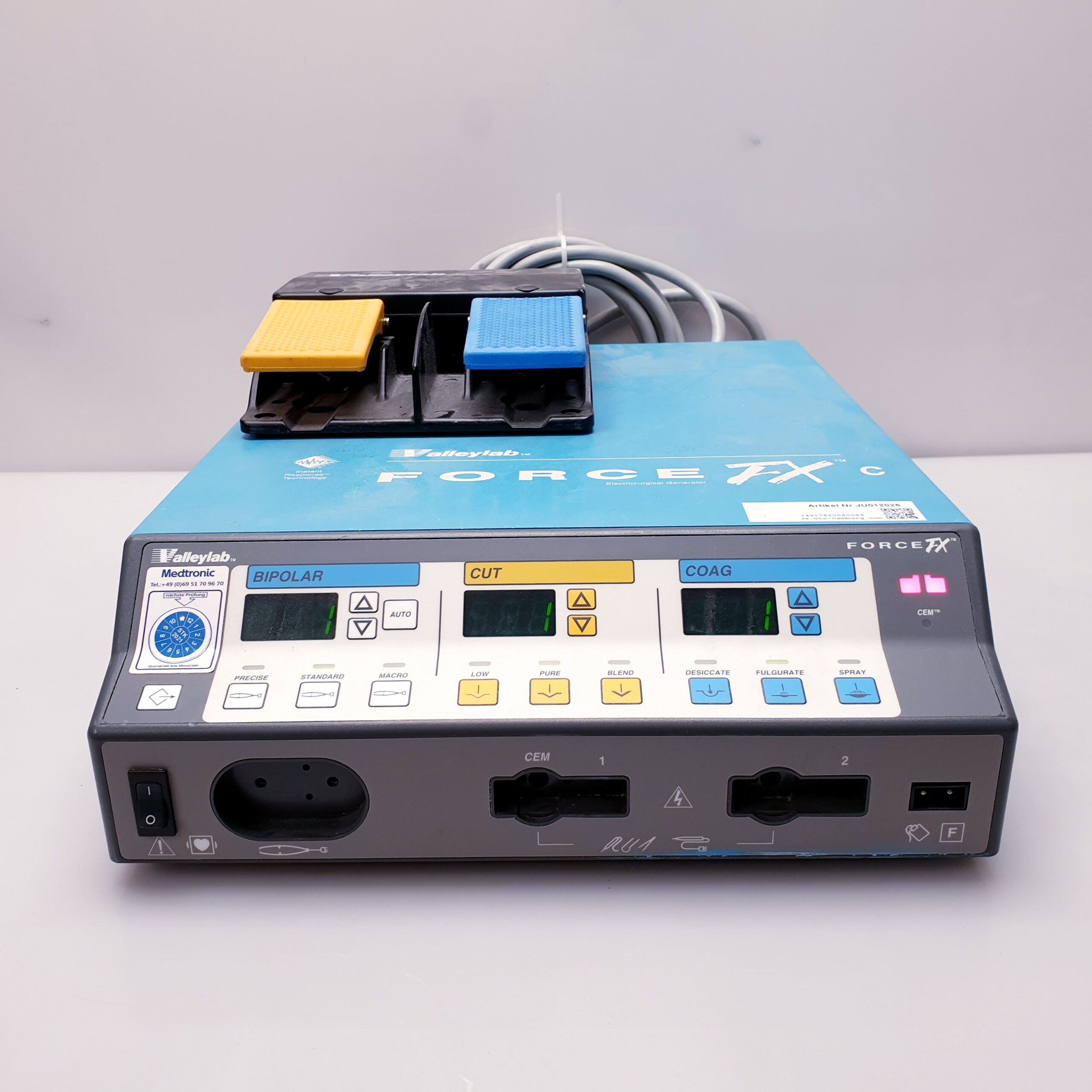 Valleylab Force FX C + Valleylab Fußschalter