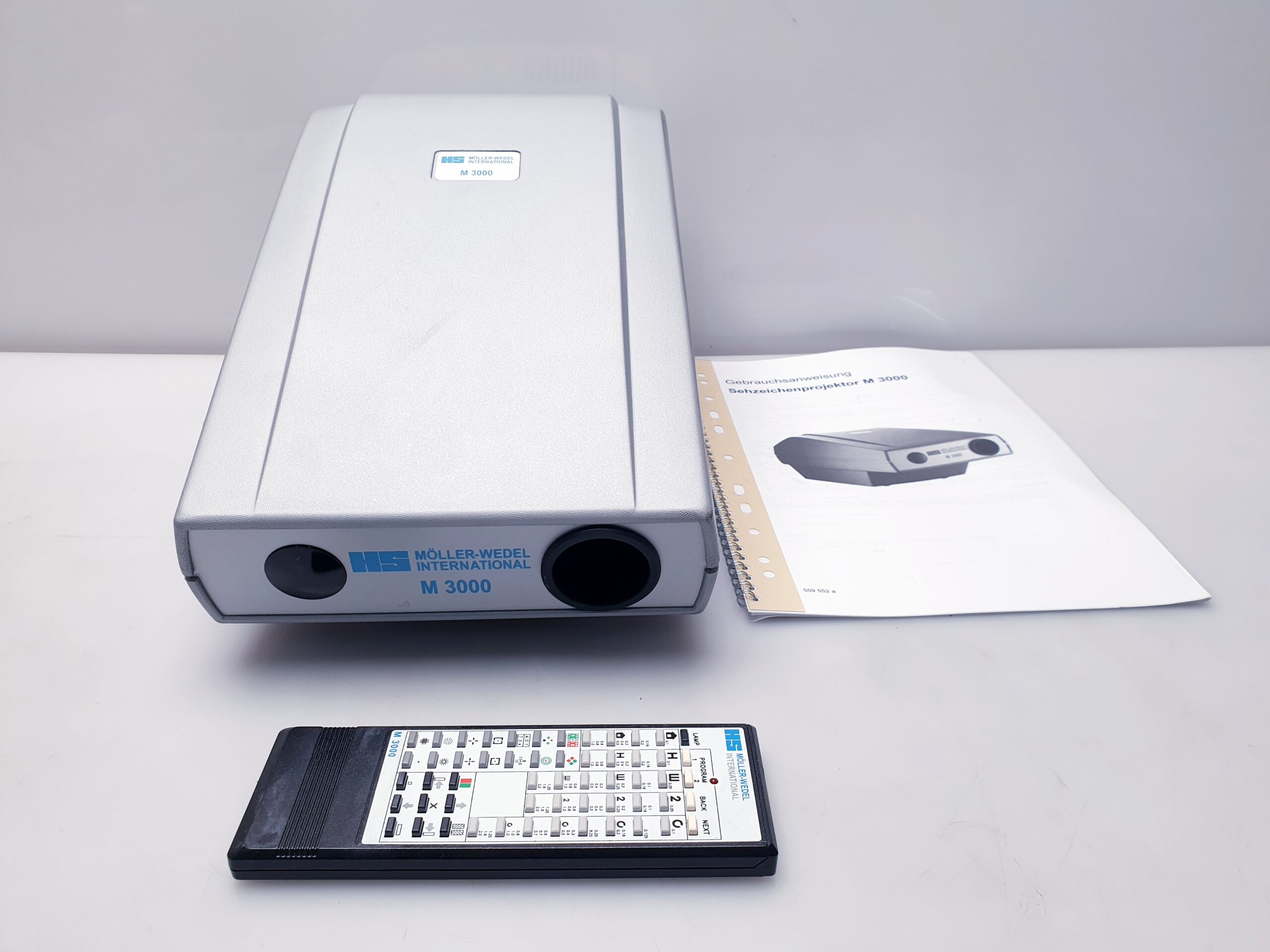 Möller Wedel M 3000 M2000 – Sehzeichenprojektor mit Remote