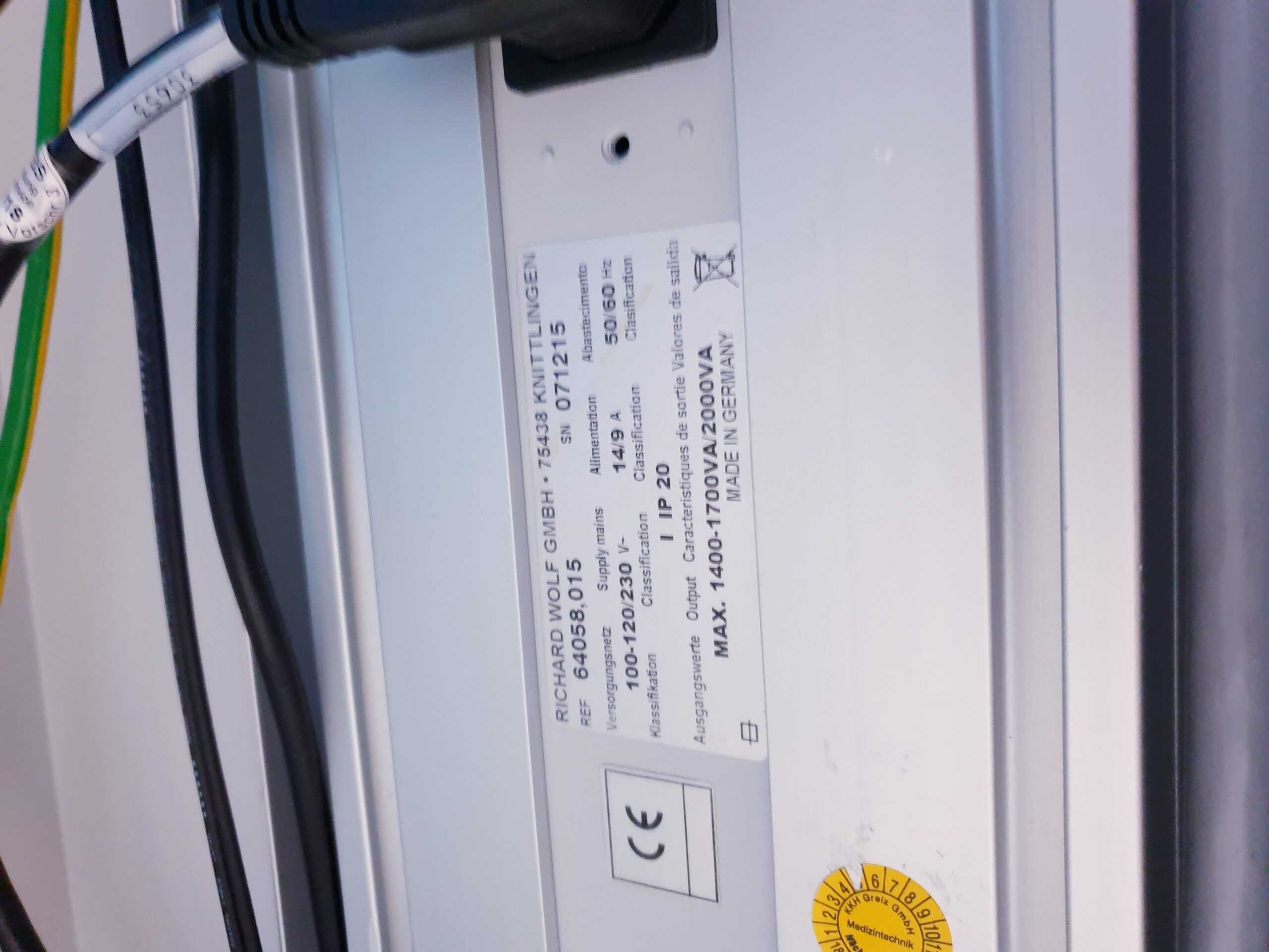 Richard Wolf Geräte Wagen Endoskopie Trolley Rollbar - mit Monitorschwenkar – Bild 4