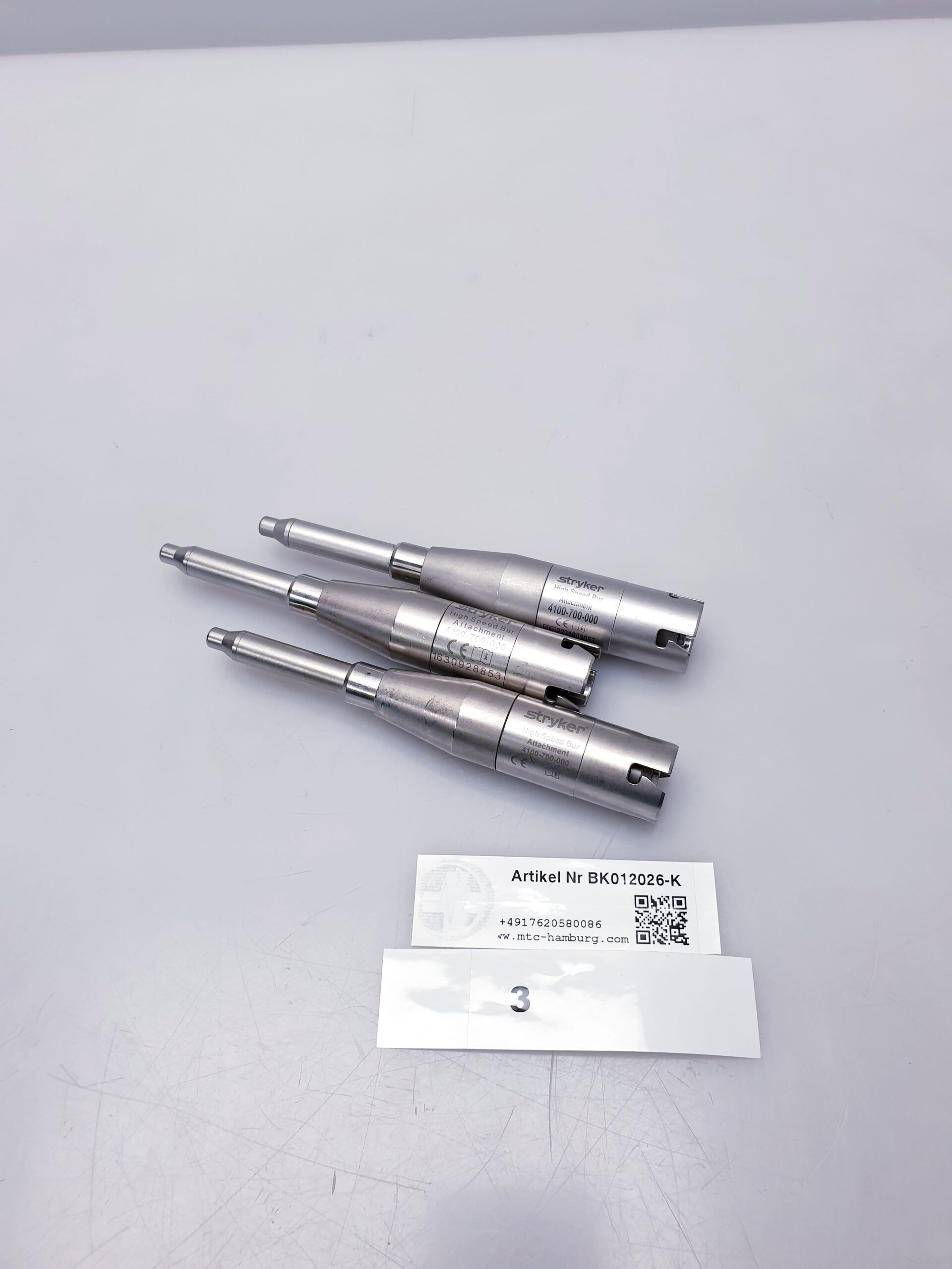 Stryker 4100-700-000 Hochgeschwindigkeits-Fräsaufsatz.