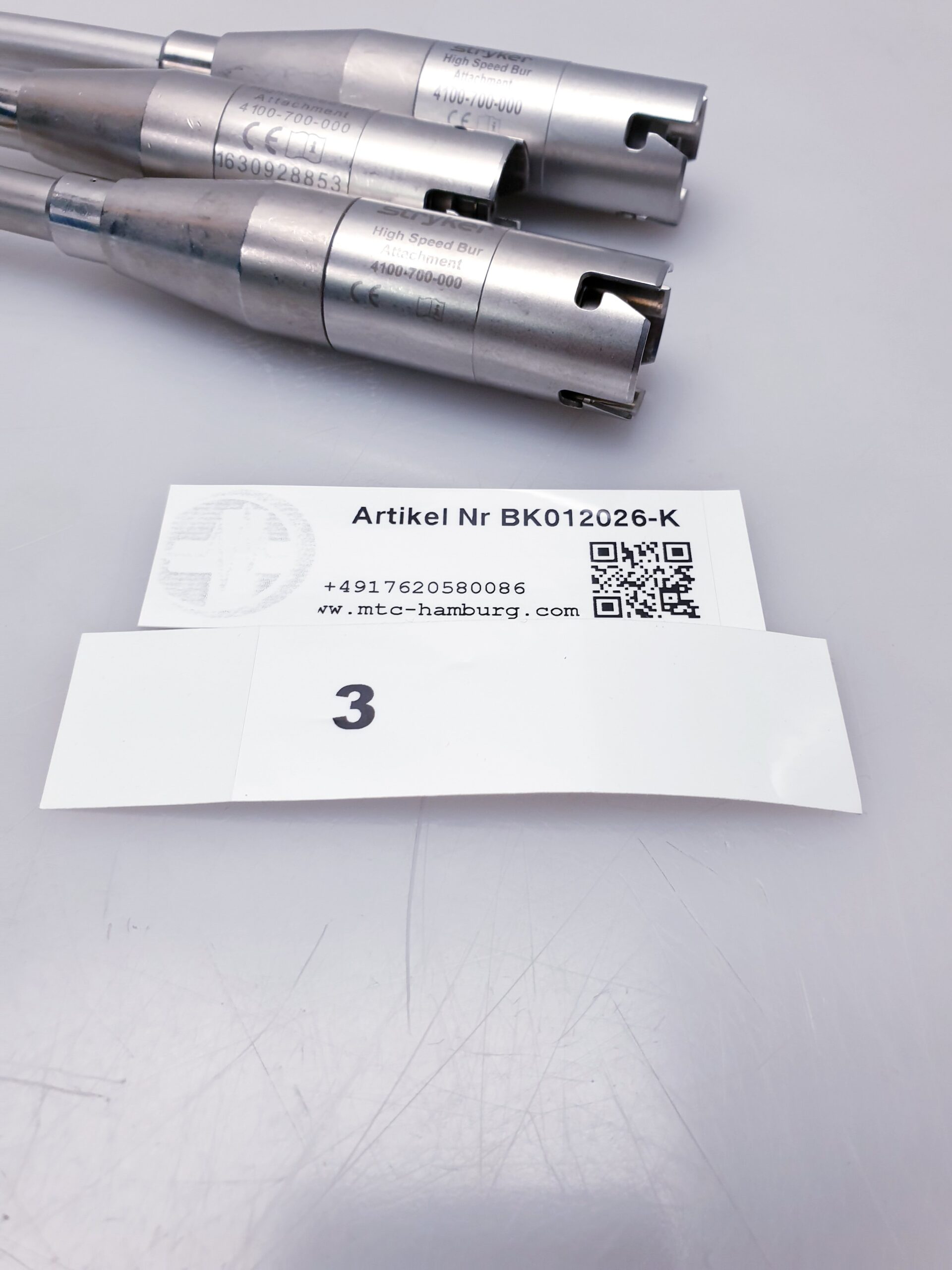 Stryker 4100-700-000 Hochgeschwindigkeits-Fräsaufsatz. – Bild 5