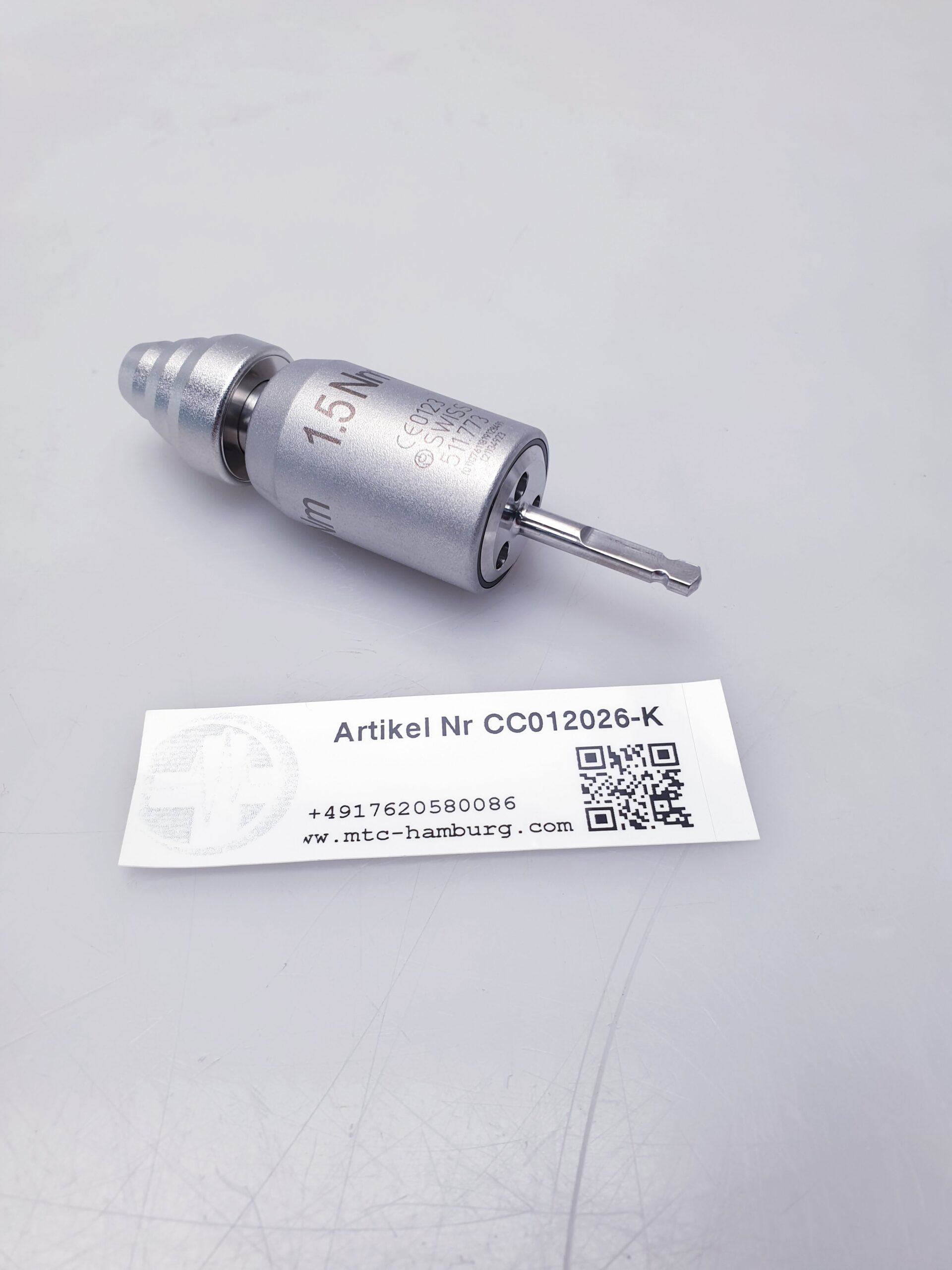 Swiss 511.773 Torque Limiting Attachment 1.5 Nm Size Quick Coupling – Bild 2