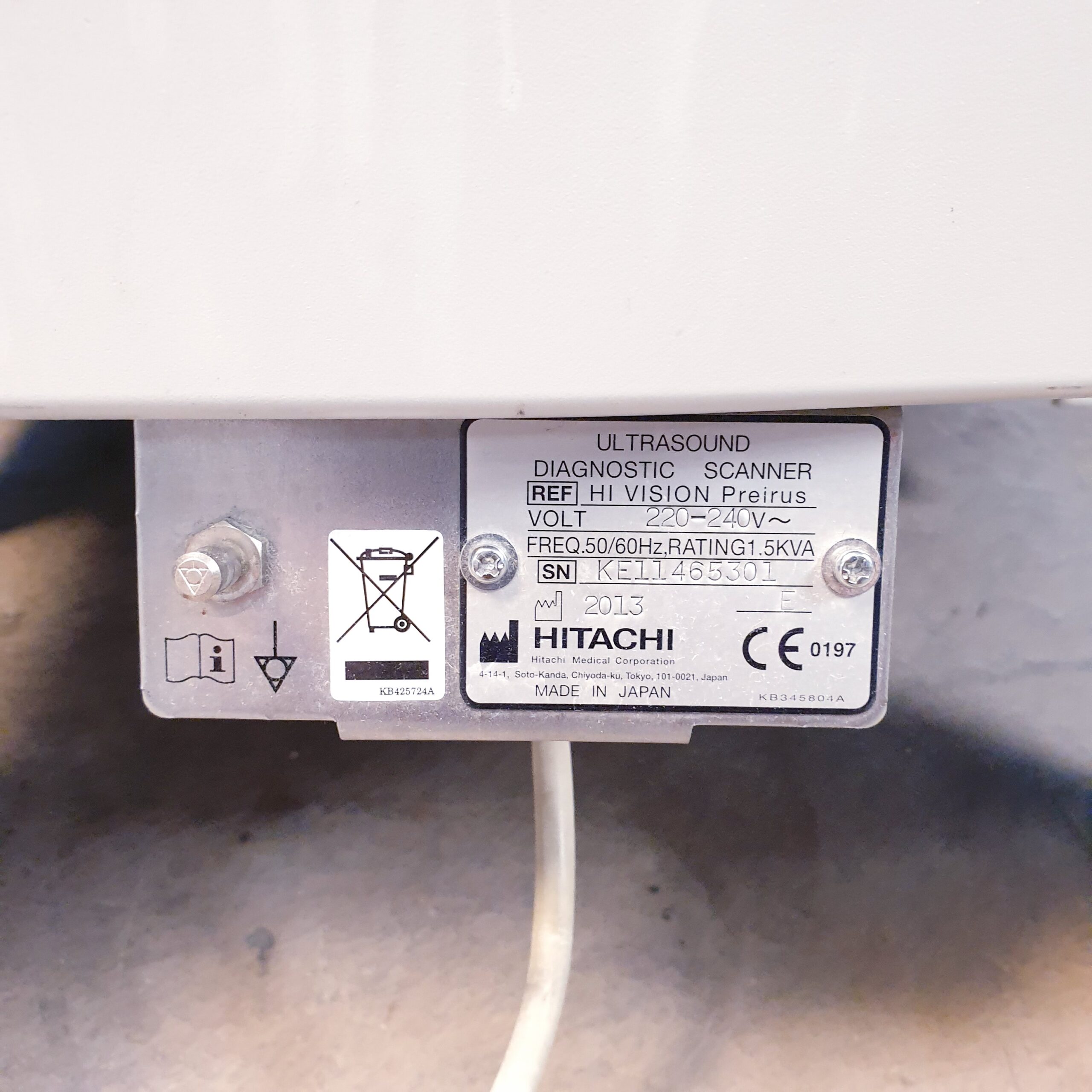 Hitachi Preirus - Ultraschallgerät - Defekt – Bild 13