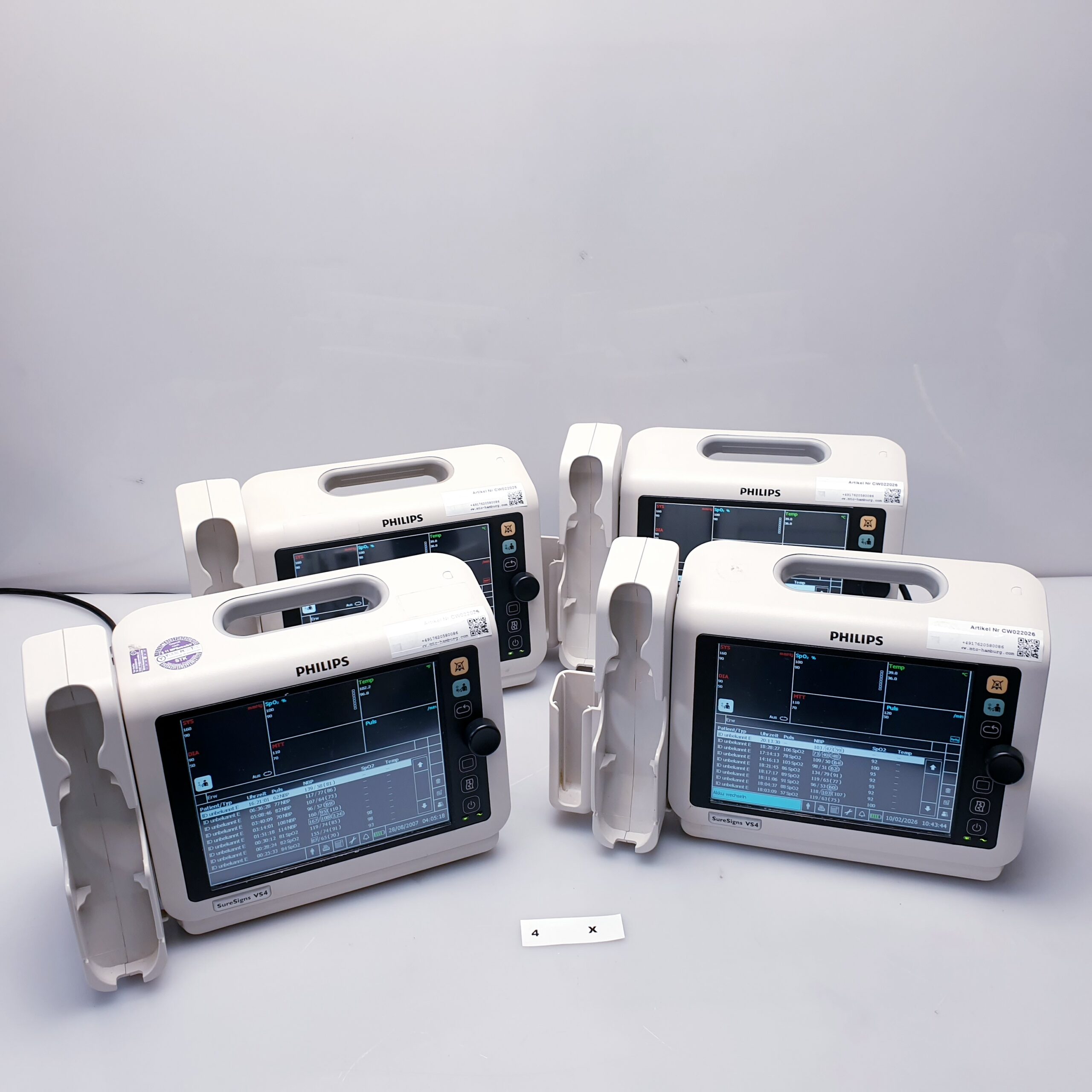 Philips SureSigns VS4 VS 4 Überwachungsmonitor Ohne Zubehör