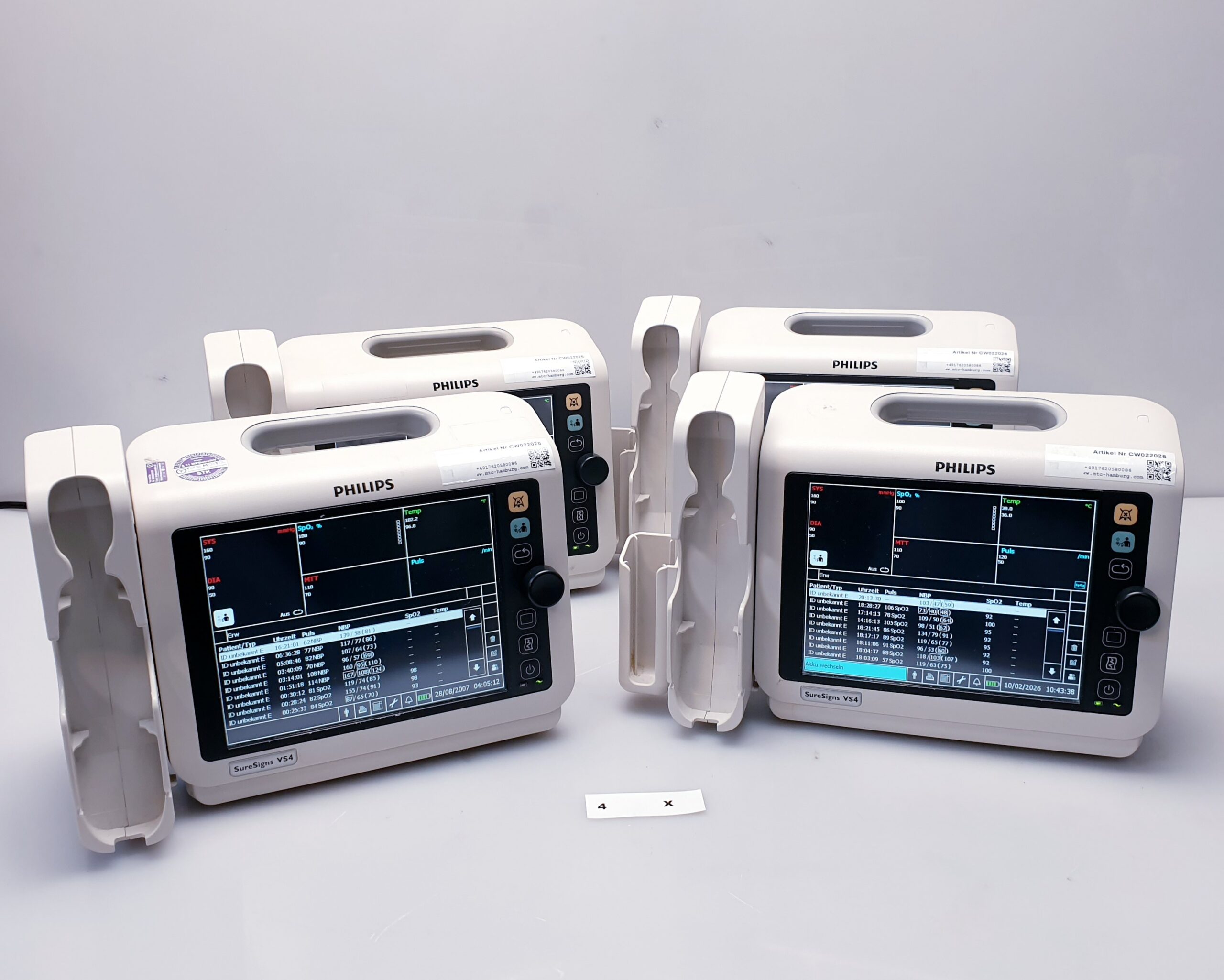 Philips SureSigns VS4 VS 4 Überwachungsmonitor Ohne Zubehör – Bild 2