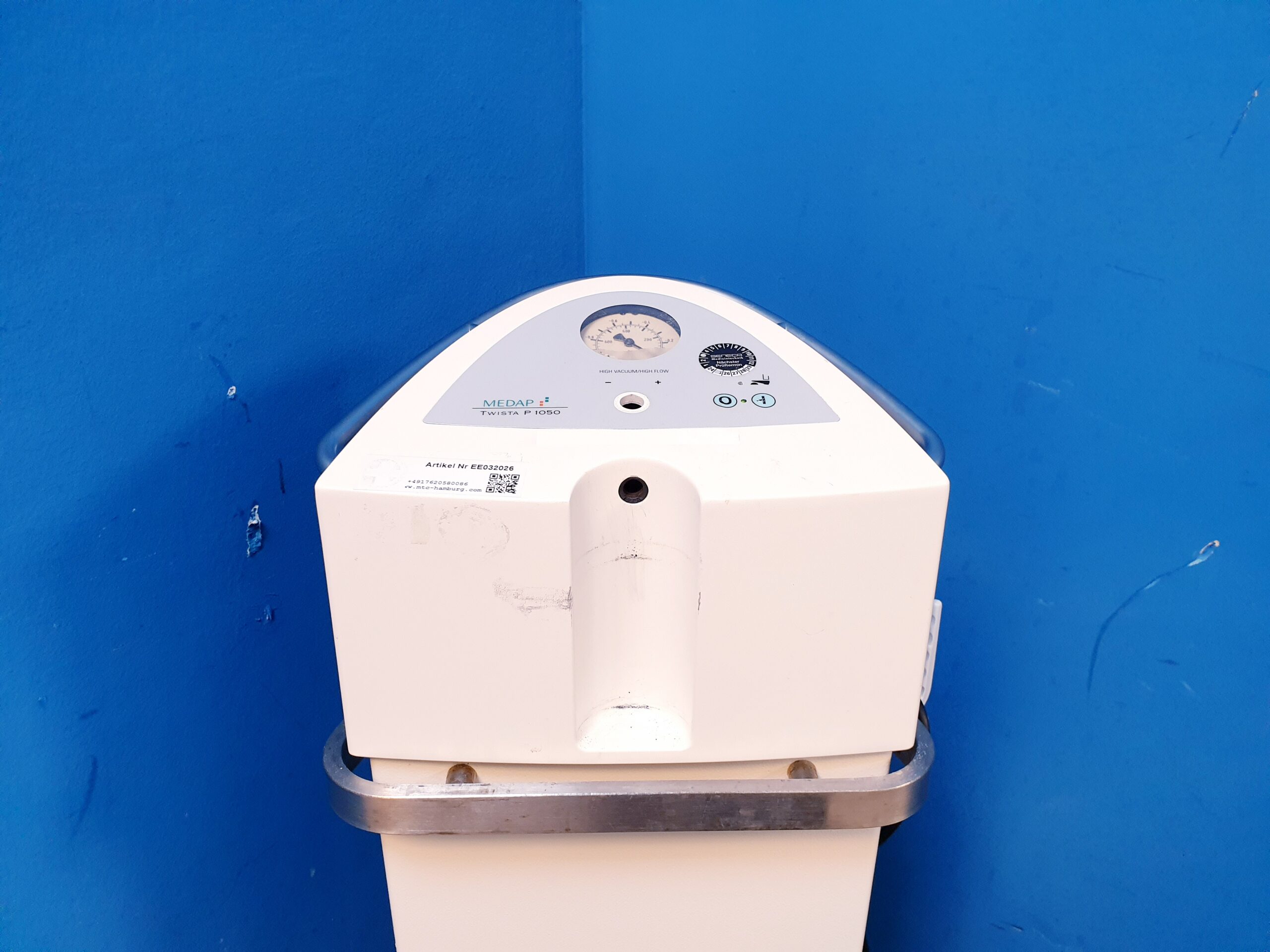 MEDAP Twista P 1050 P1050 Hochvakuum-Absaugpumpe macht geräsche - defekt – Bild 4