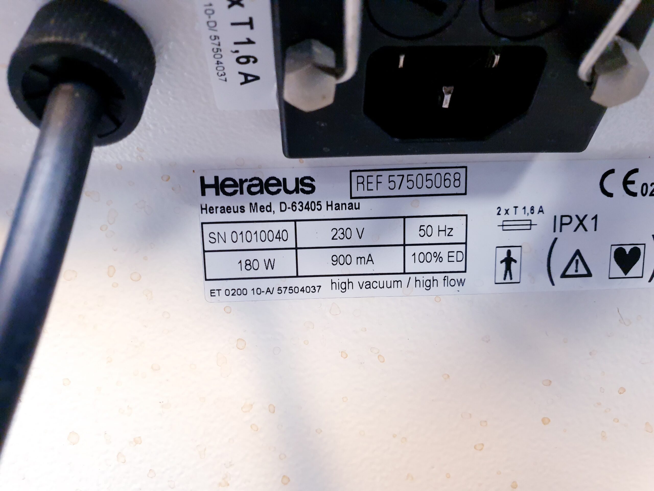 MEDAP Twista P 1050 P1050 Hochvakuum-Absaugpumpe macht geräsche - defekt – Bild 9