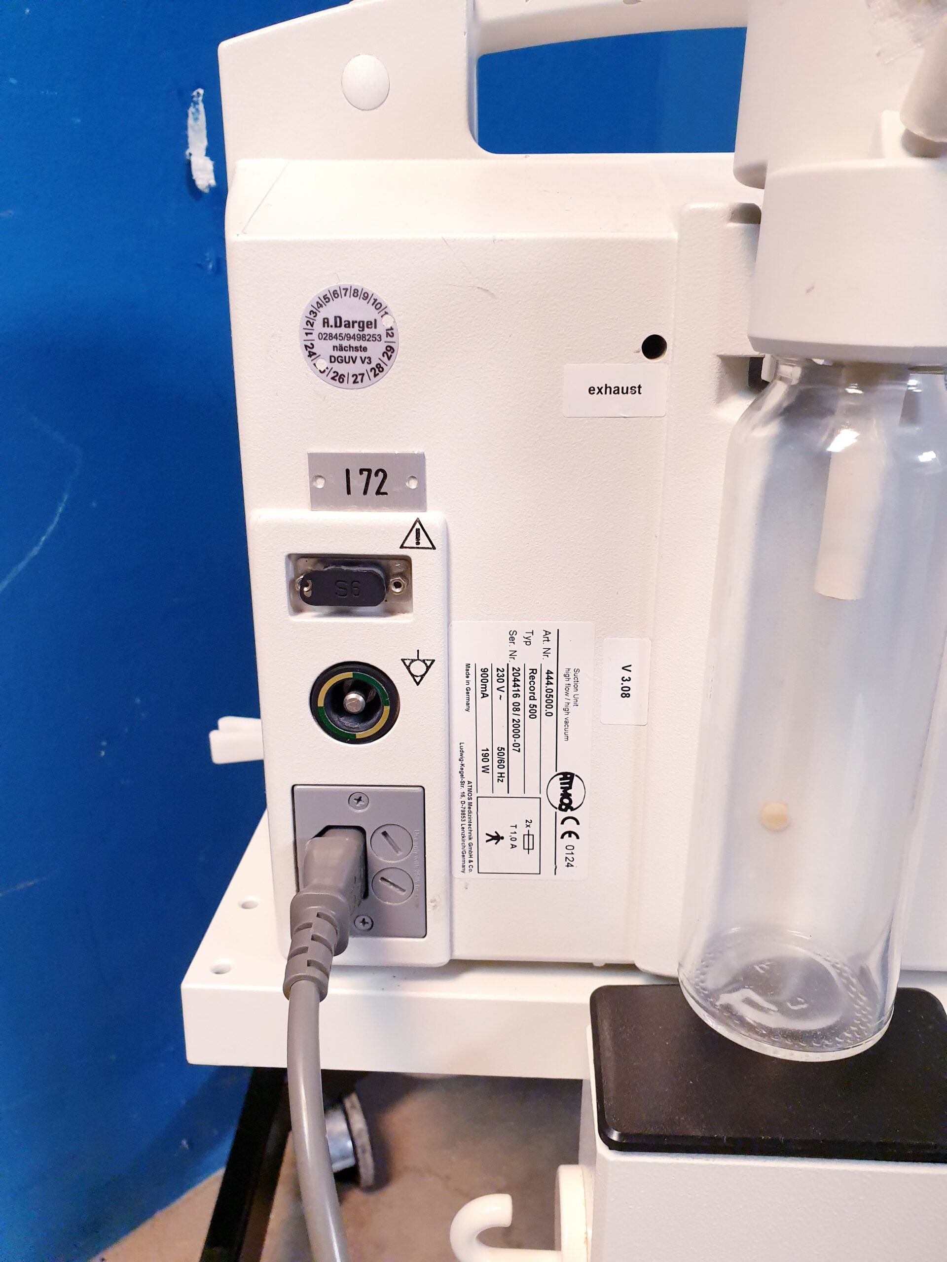 ATMOS Record 500 - Absauger , mit Fahrgestell - – Bild 3