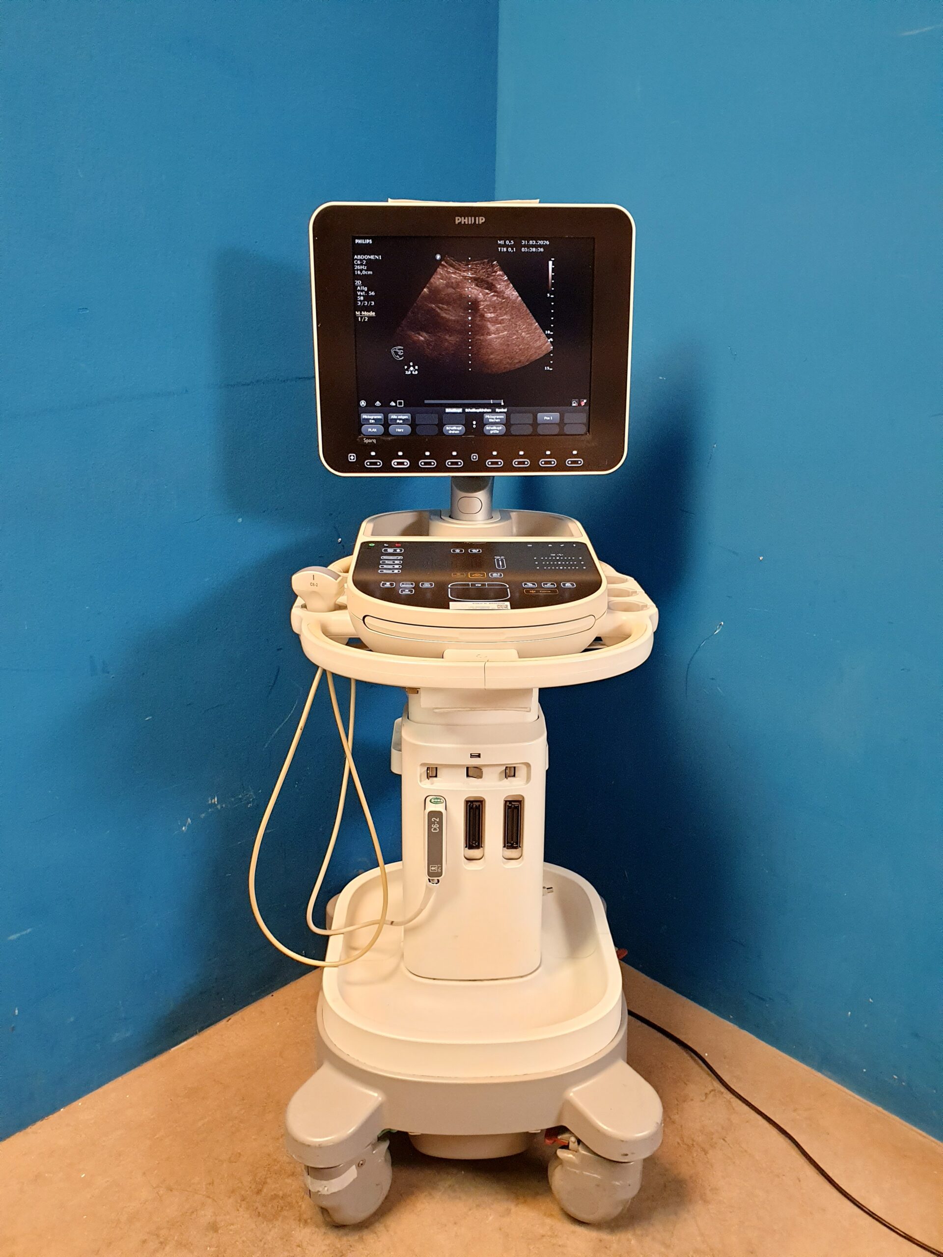 Philips Sparq C6-2 CW- Farbdoppler
