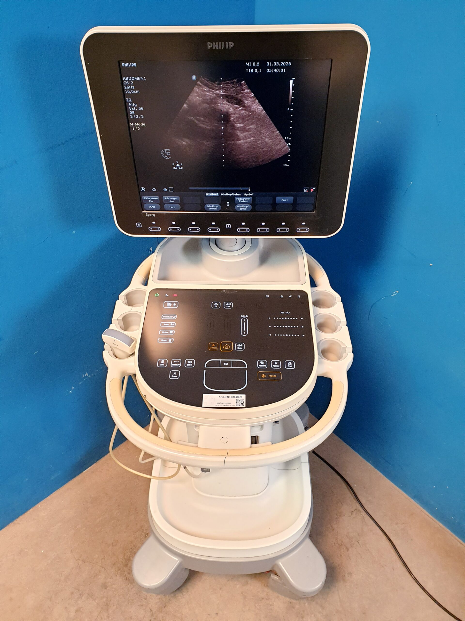 Philips Sparq C6-2 CW- Farbdoppler – Bild 4