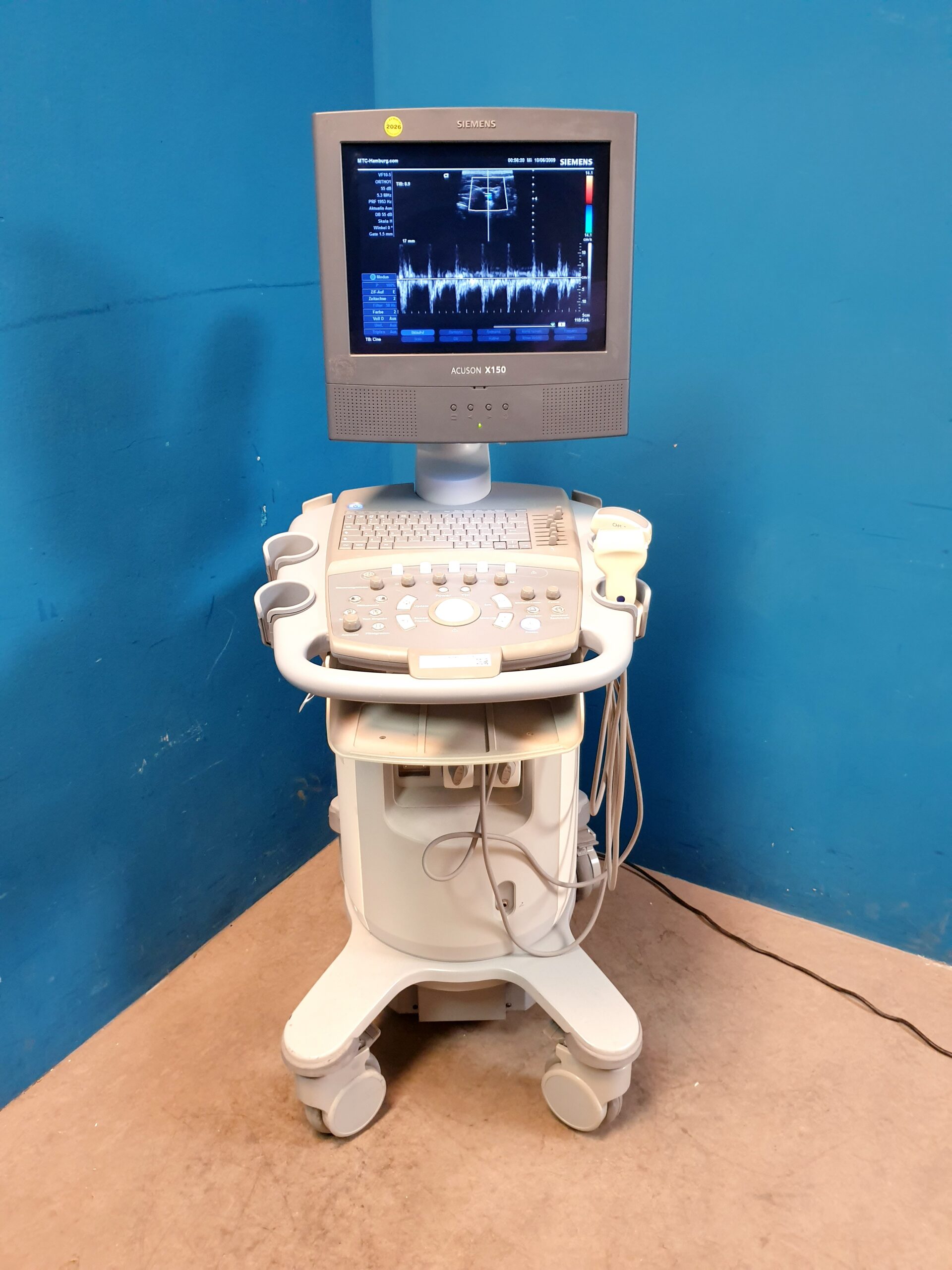 Siemens X150 X 150 + CH5-2 Konvex + VF10-5 Linearsonde – Bild 3