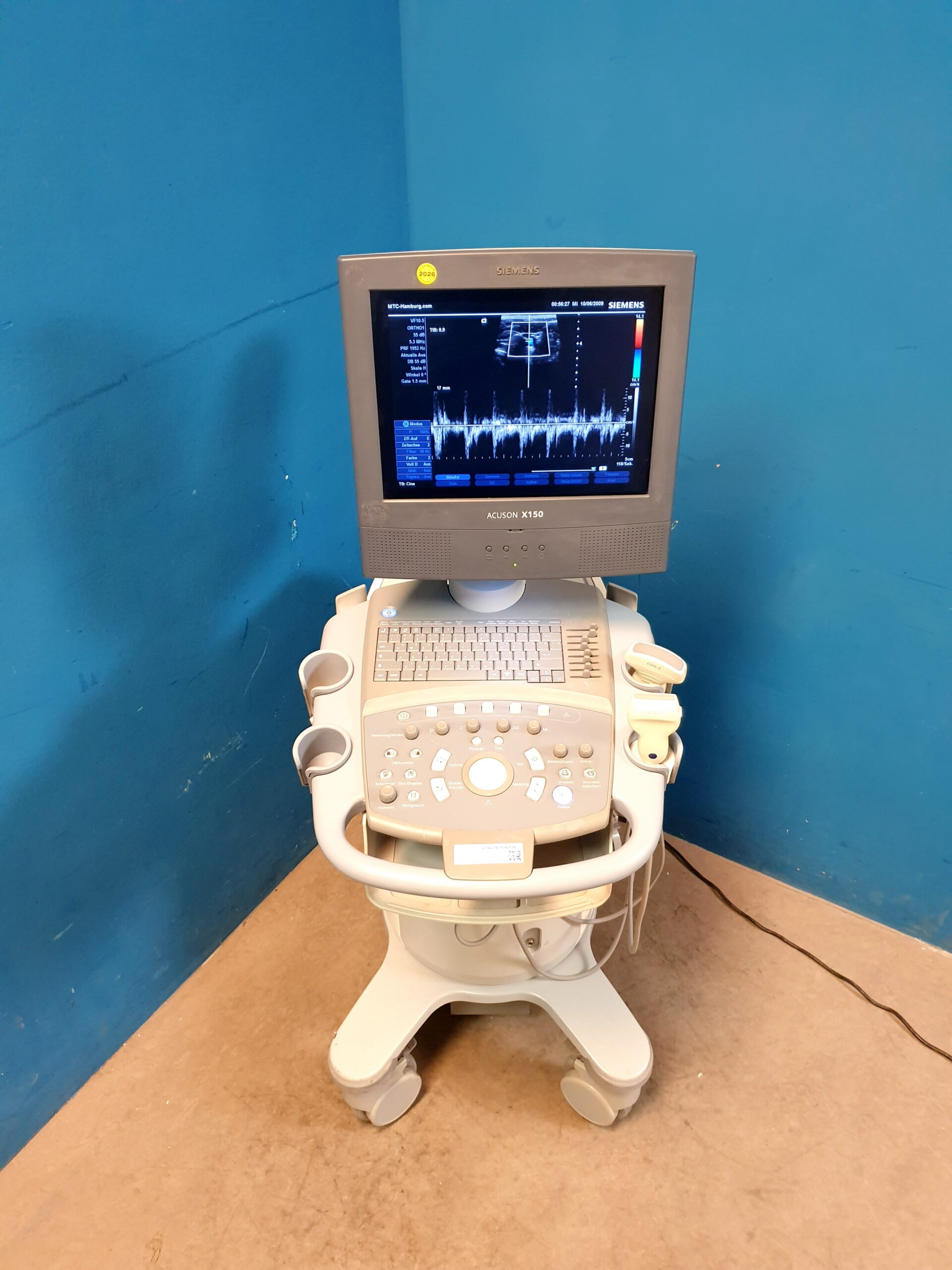 Siemens X150 X 150 + CH5-2 Konvex + VF10-5 Linearsonde – Bild 4