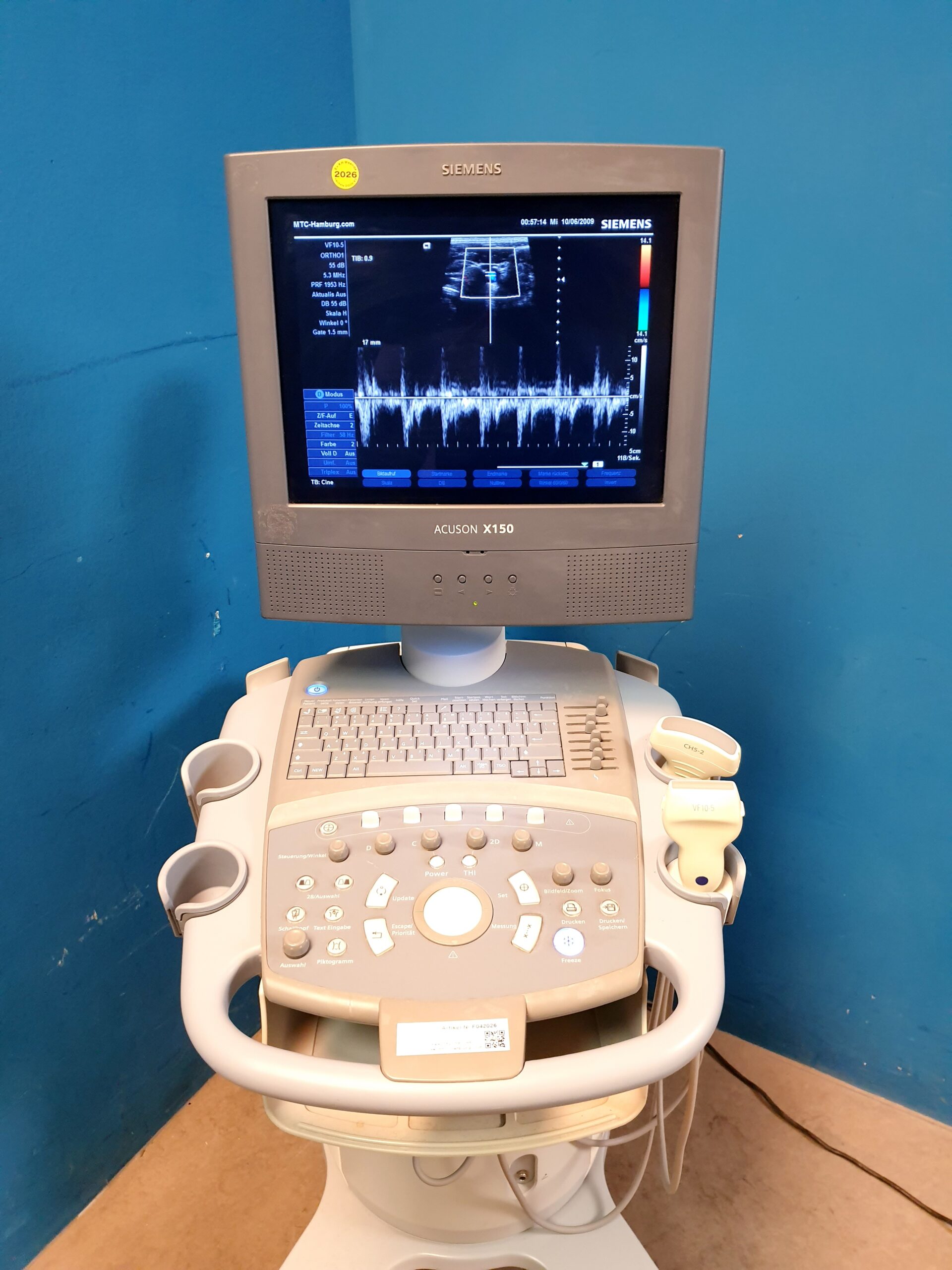 Siemens X150 X 150 + CH5-2 Konvex + VF10-5 Linearsonde – Bild 7