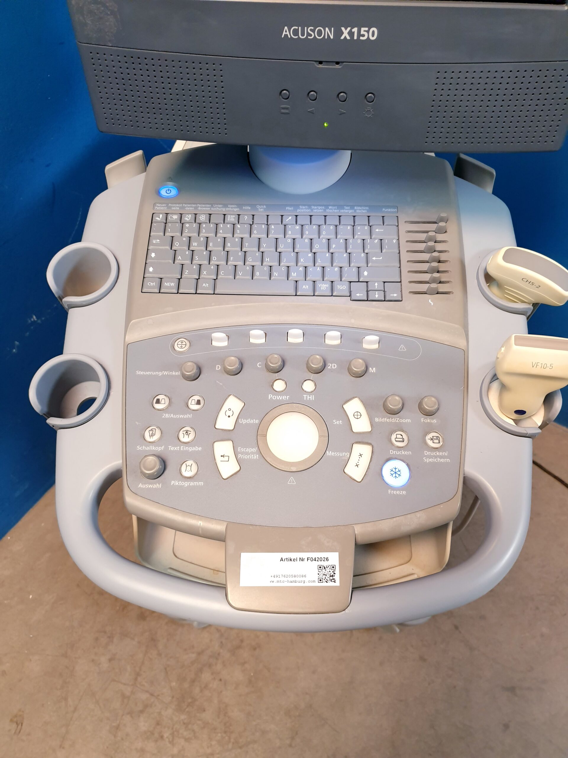 Siemens X150 X 150 + CH5-2 Konvex + VF10-5 Linearsonde – Bild 8