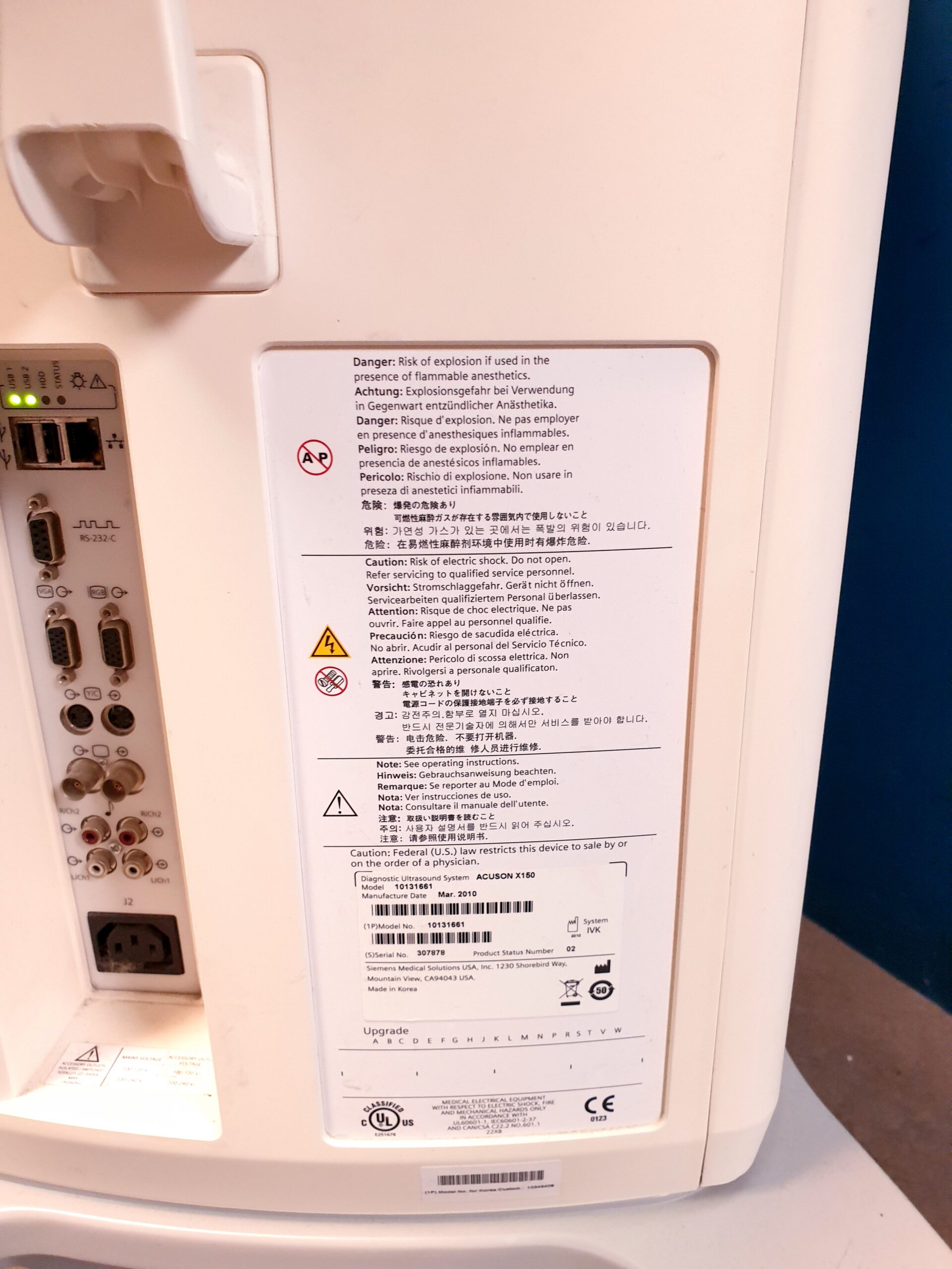 Siemens X150 X 150 + CH5-2 Konvex + VF10-5 Linearsonde – Bild 14