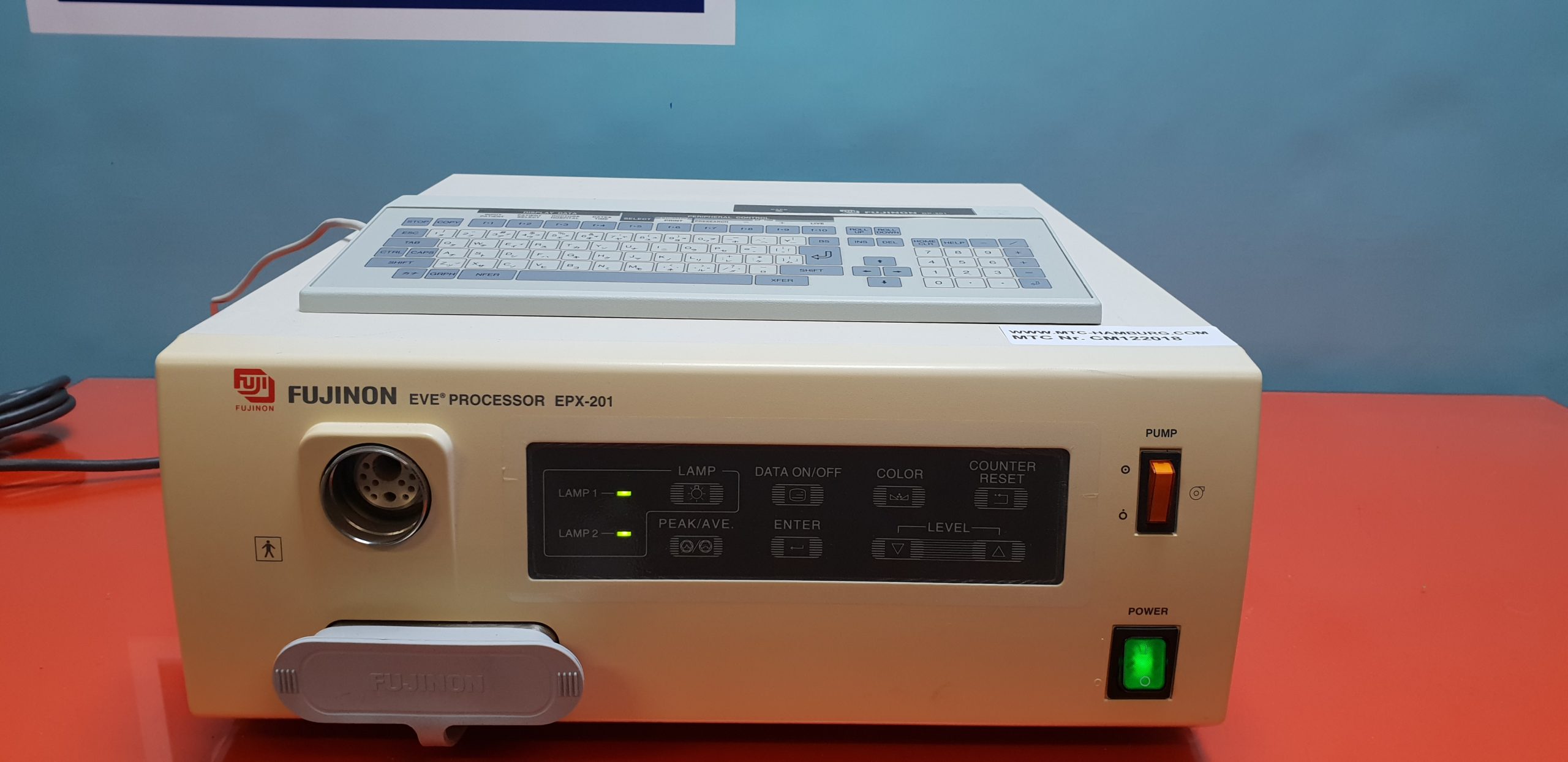 Fuji Fujinon EPX-201 Videoprozessor Endoskopie Lichtquelle mit Tastatur
