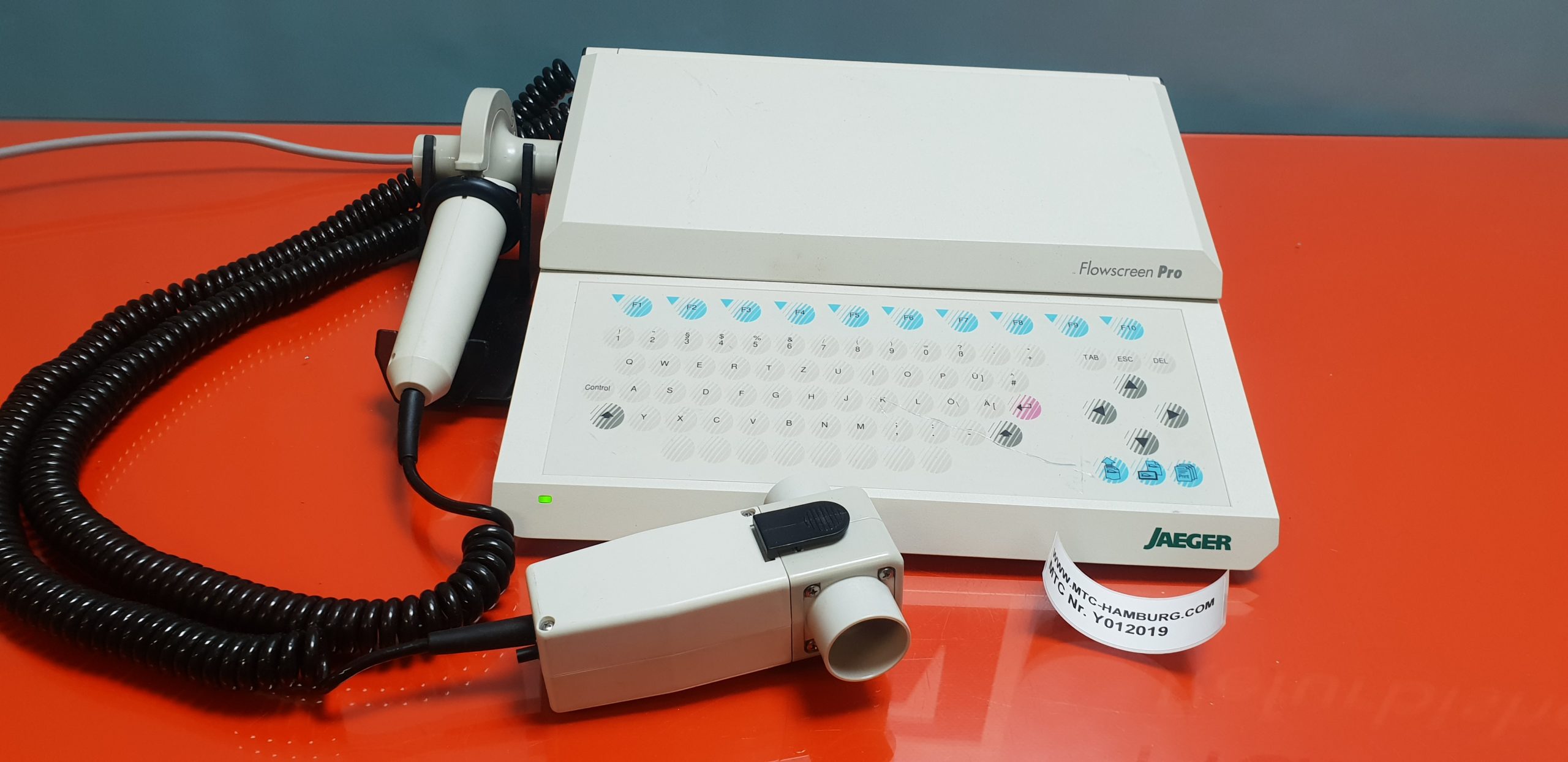 jaeger / Jäger Flowscreen Pro Spirometer mit Resistance-Messung (ROCC-Funktion) ausgestattet