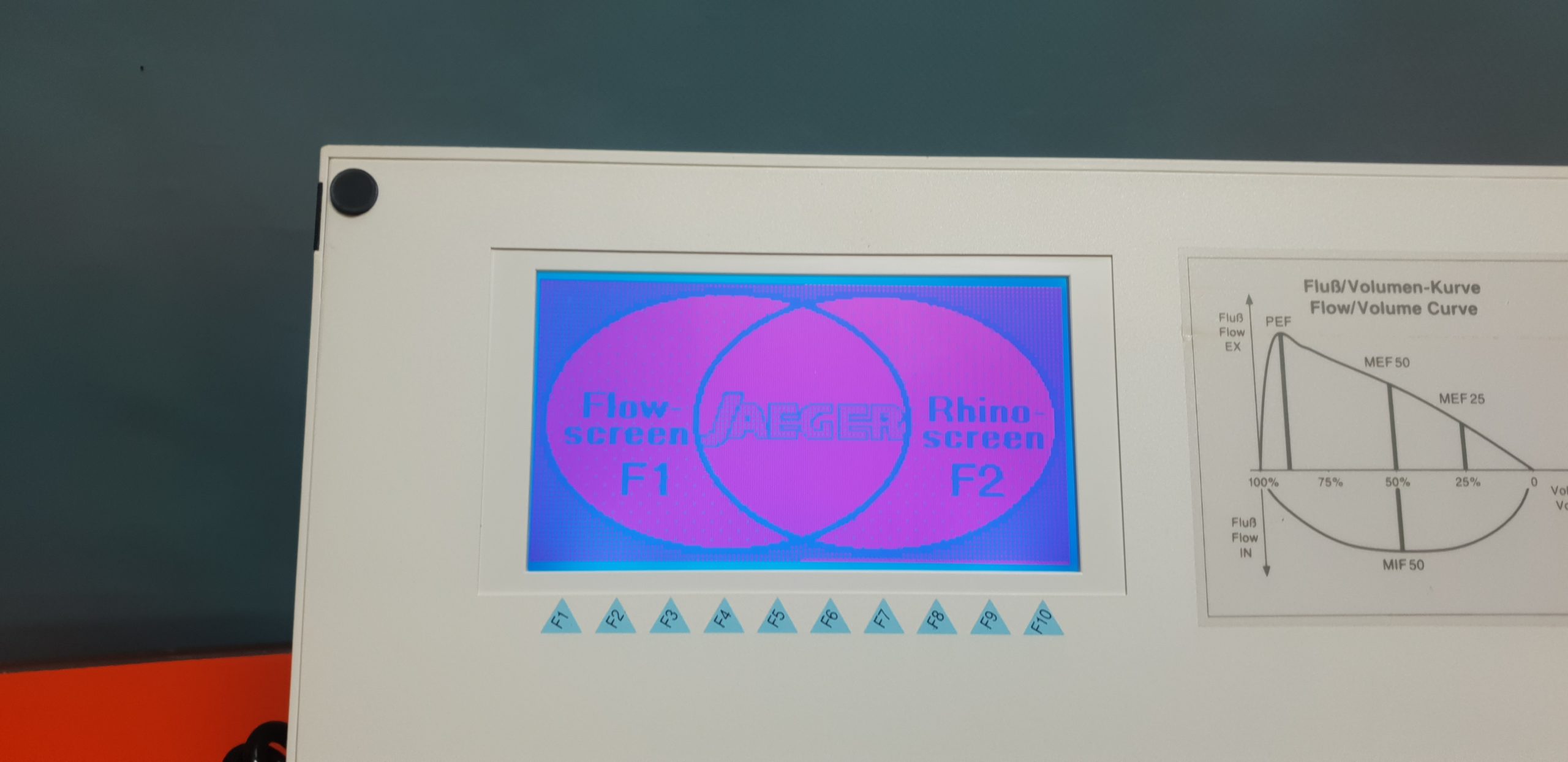 jaeger / Jäger Flowscreen Pro Spirometer mit Resistance-Messung (ROCC-Funktion) ausgestattet