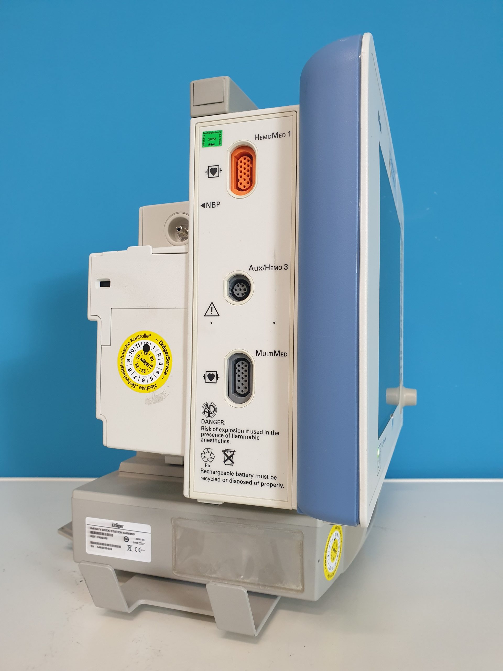 Dräger Infinity Delta Überwachungsmonitor mit Netzteil DOM2017