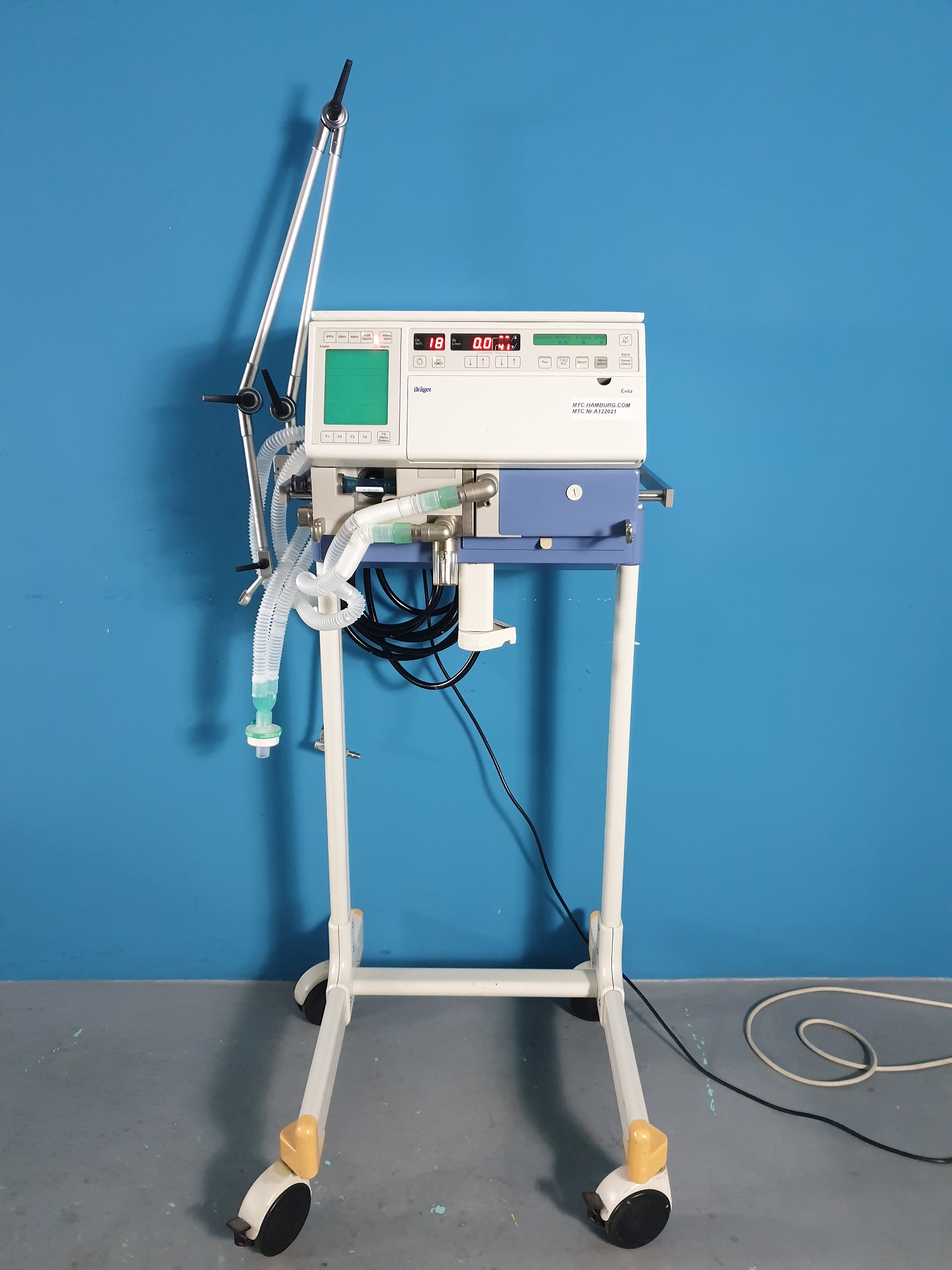 DRÄGER Evita Beatmungsgerät auf Fahrgestell