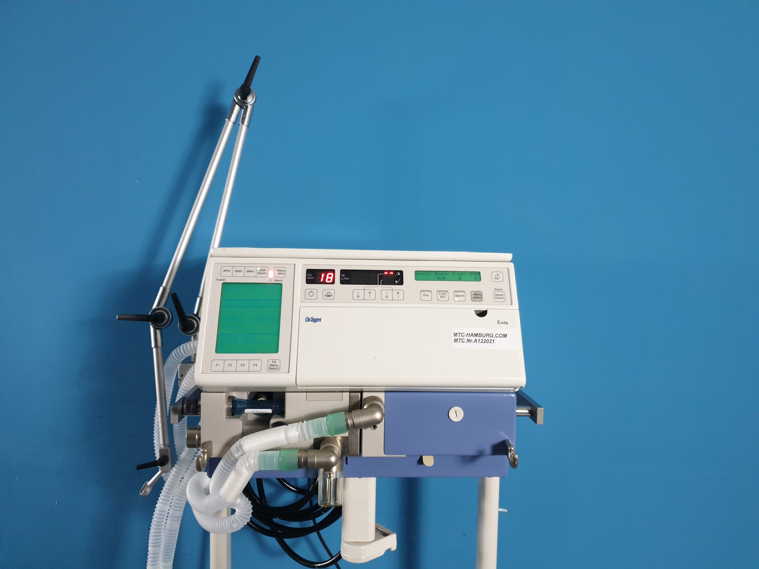 DRÄGER Evita Beatmungsgerät auf Fahrgestell