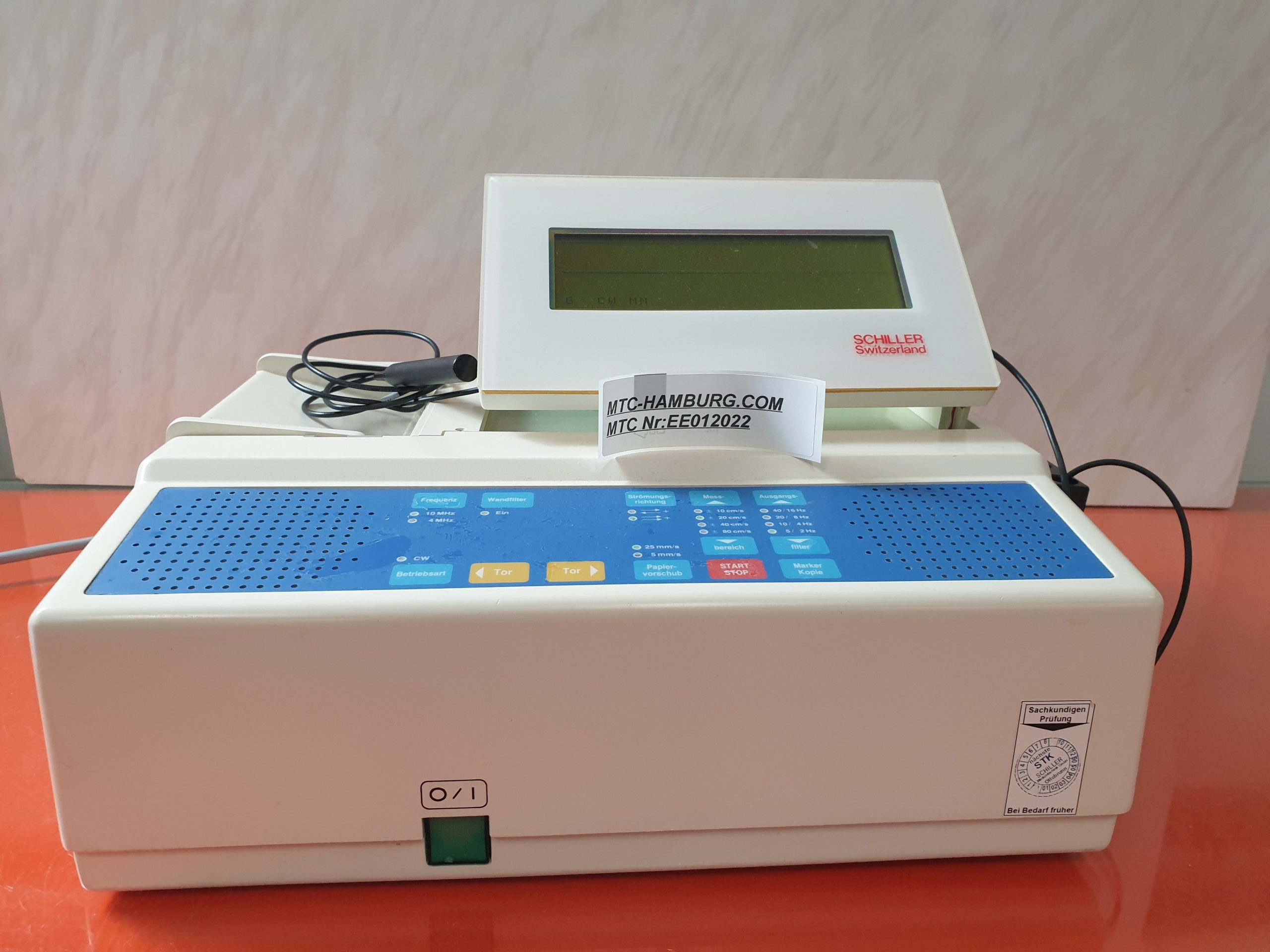 Schiller SV-02 Doppler mit 10MHz Sonde Stiftsonde