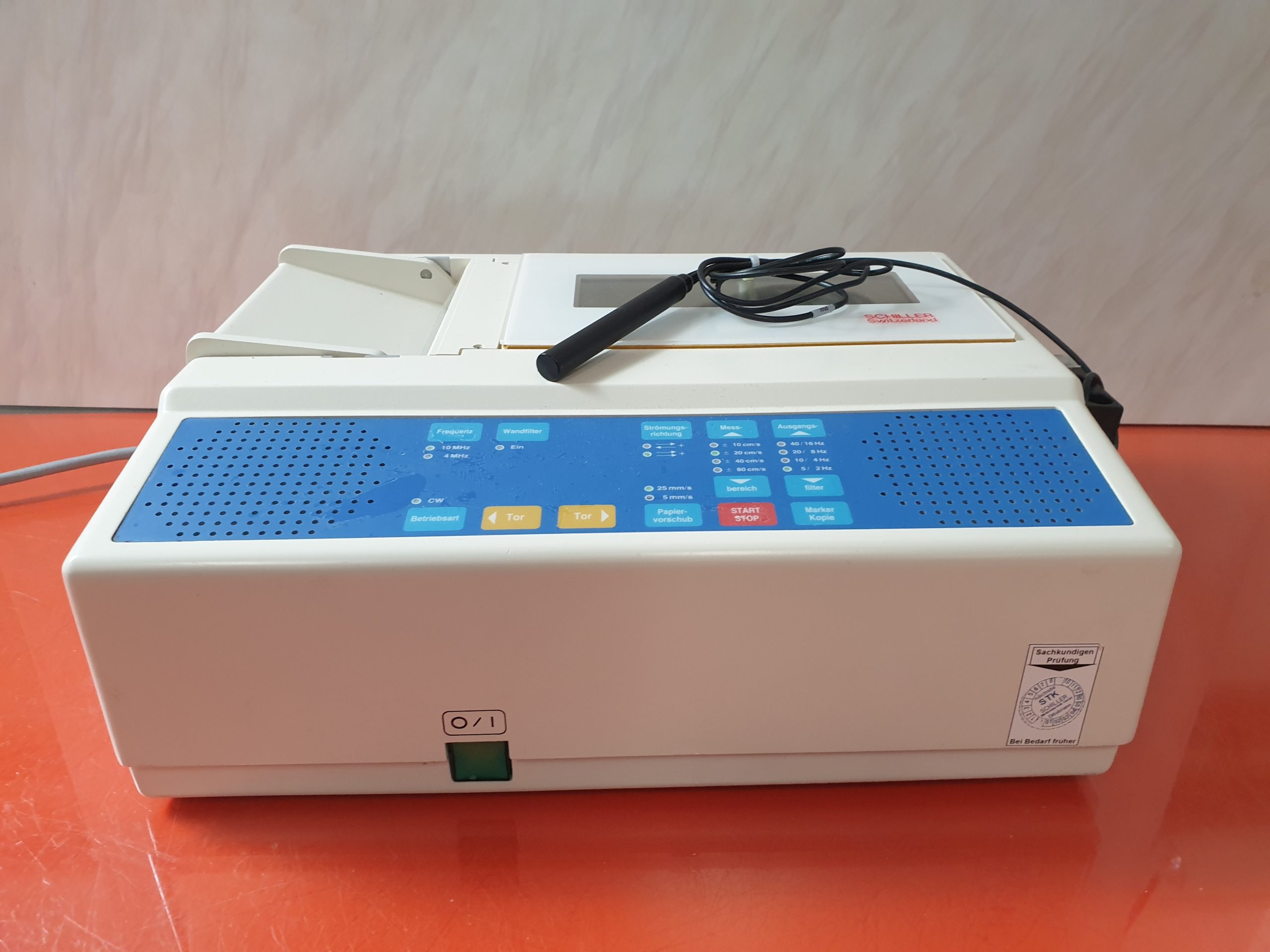 Schiller SV-02 Doppler mit 10MHz Sonde Stiftsonde