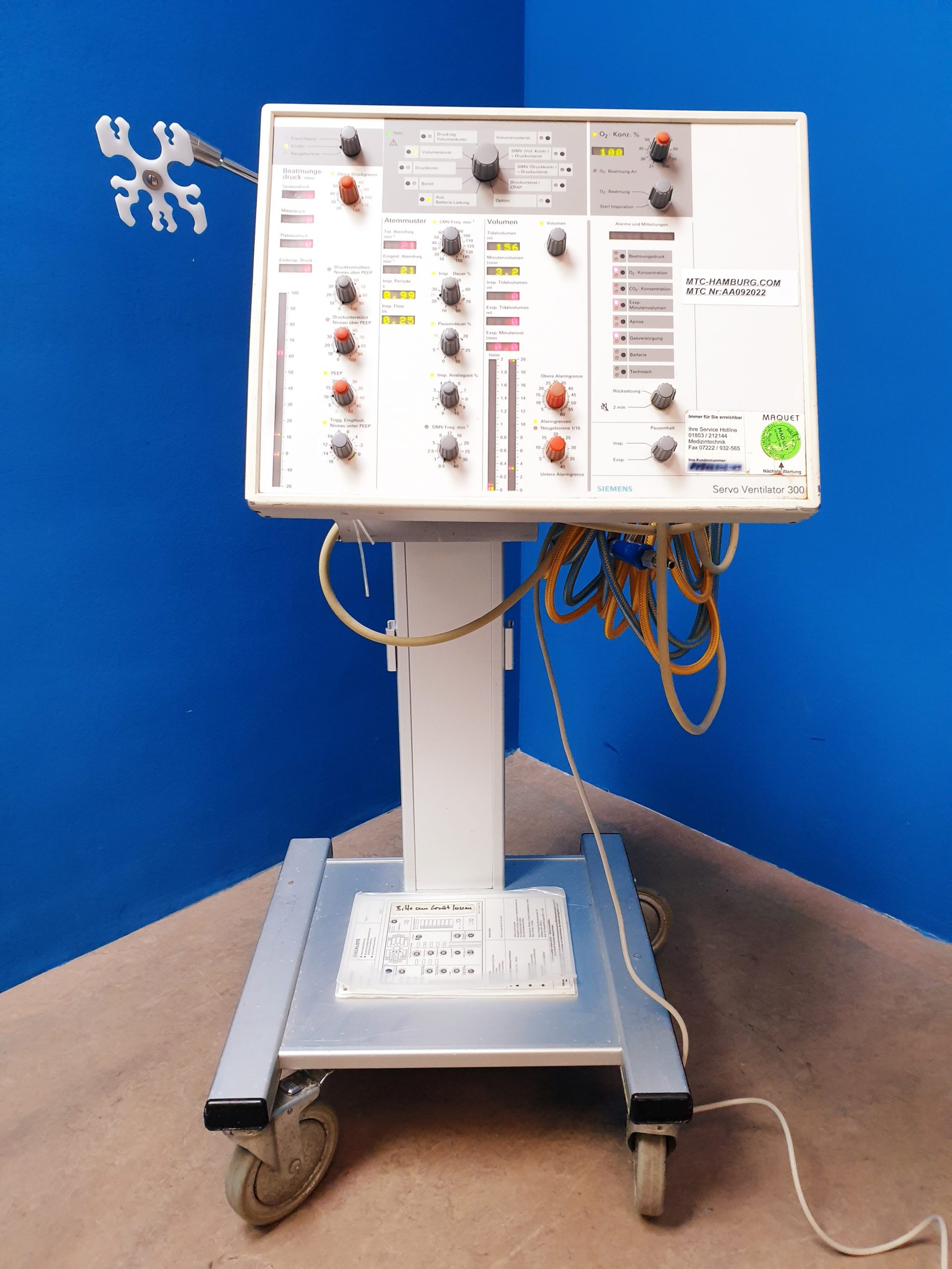 SIEMENS Siemens Servo Ventilator Servoventilator 300 Beatmungsgerät