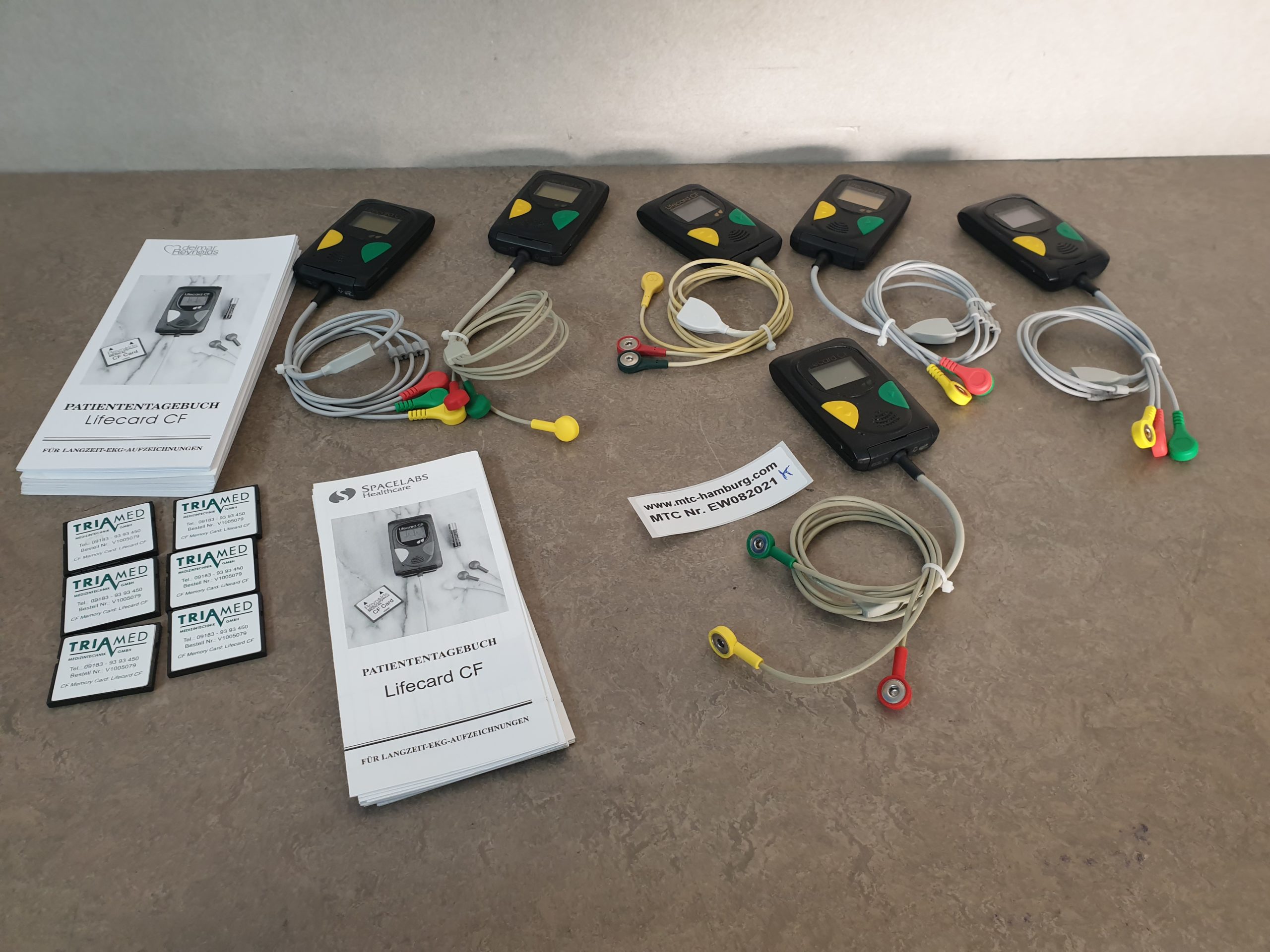 Spacelabs Reynolds Lifecard CF Langzeit EKG Rekorder