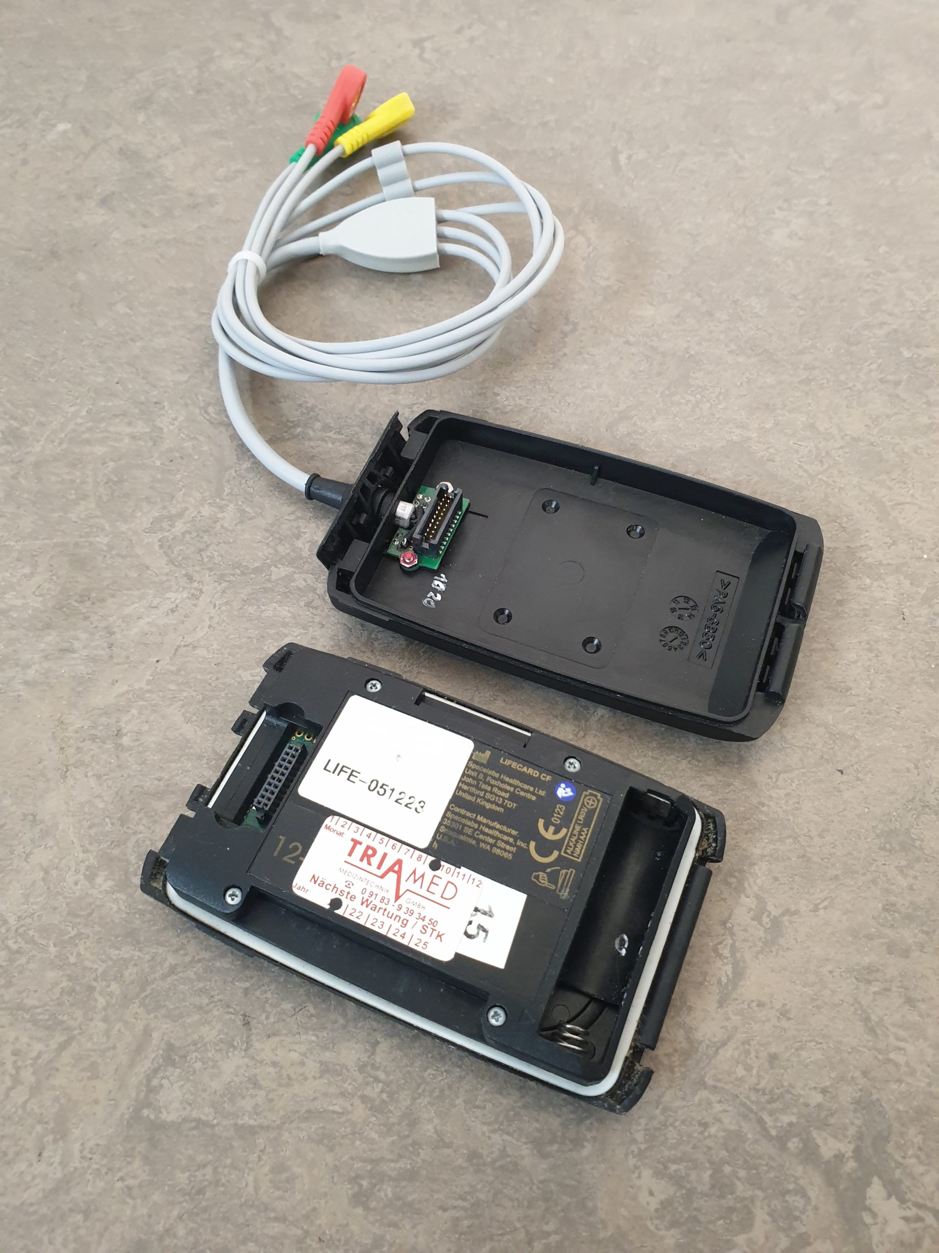 Spacelabs Reynolds Lifecard CF Langzeit EKG Rekorder