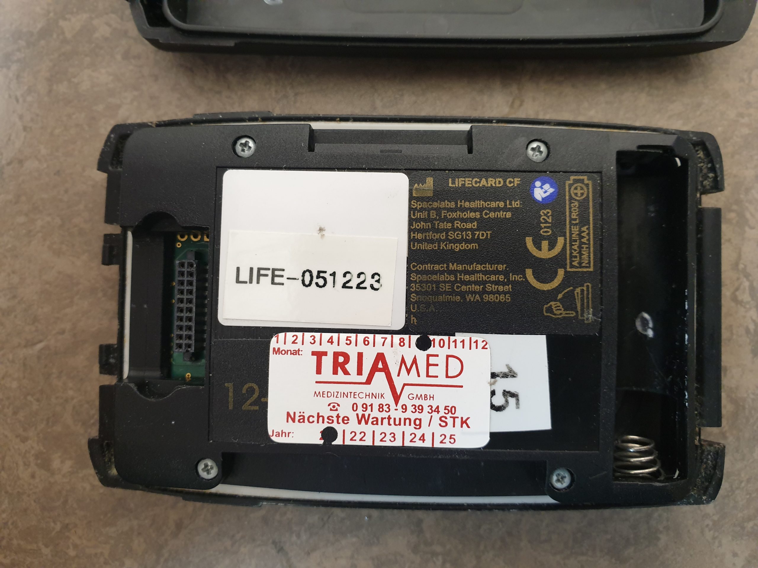 Spacelabs Reynolds Lifecard CF Langzeit EKG Rekorder