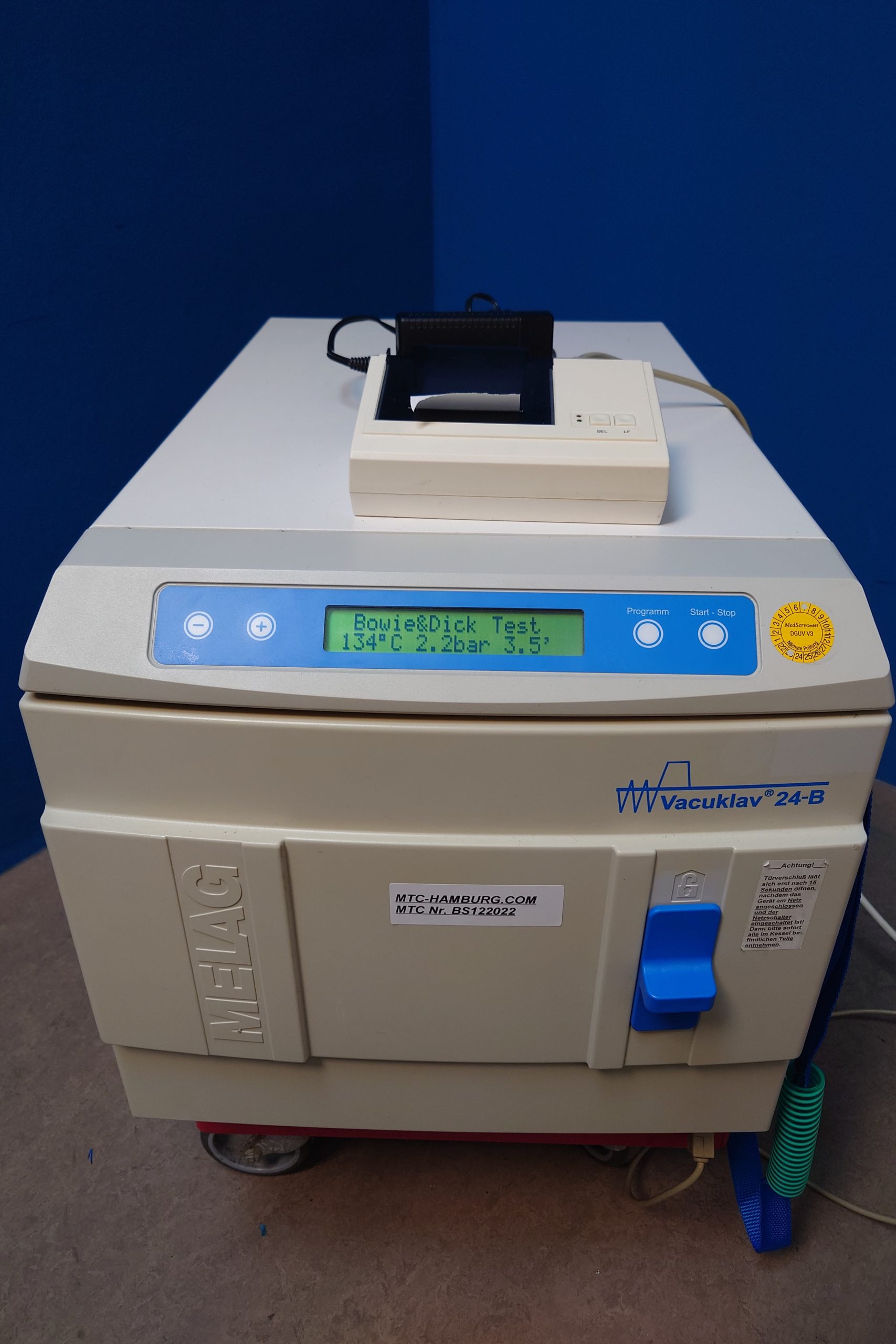 Melag Vacuklav 24 B // 24B Sterilisator // B-Klasse, EN 13060.