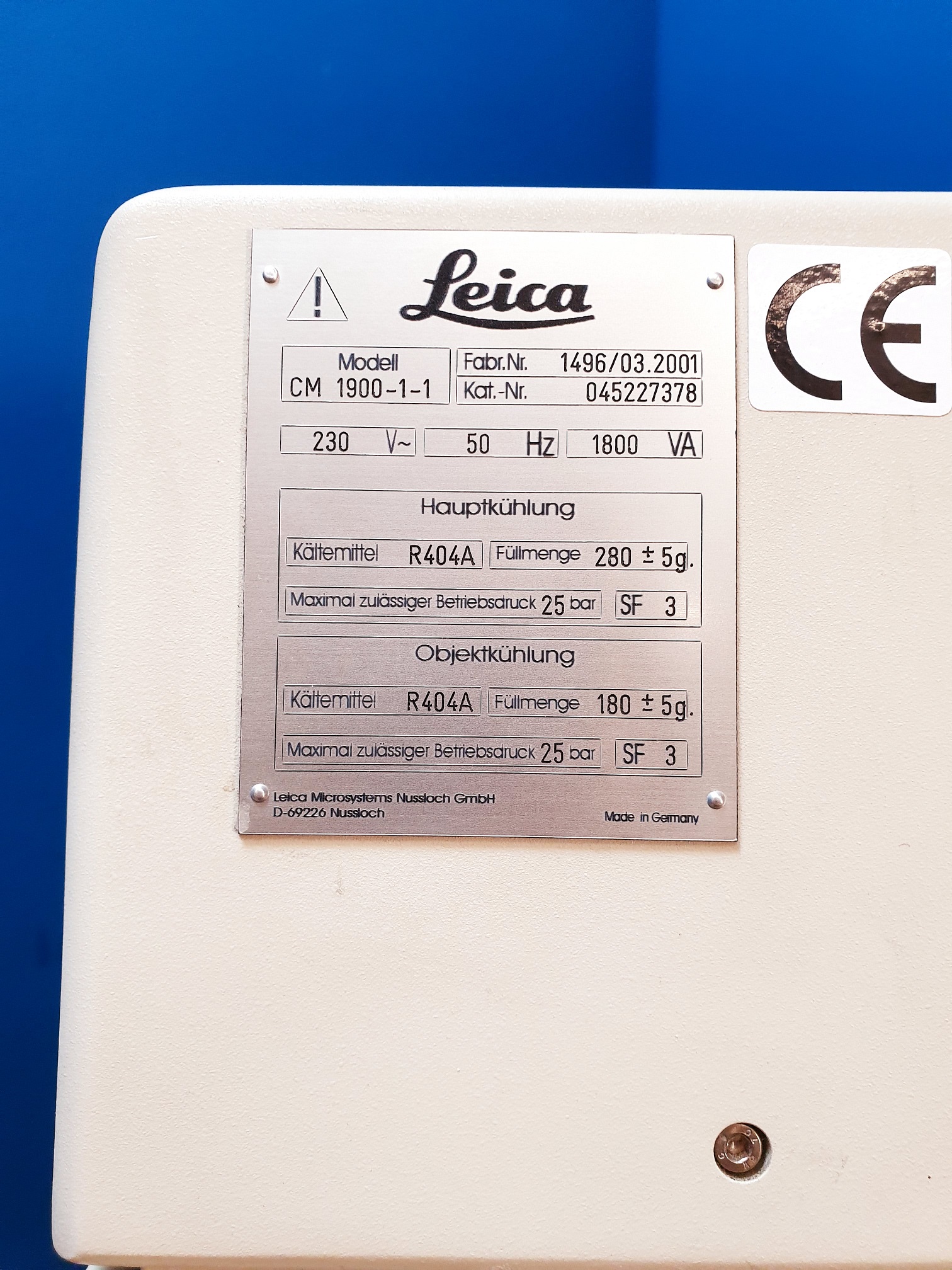 Leica CM1900 CM 1900 Kryostat Microtome