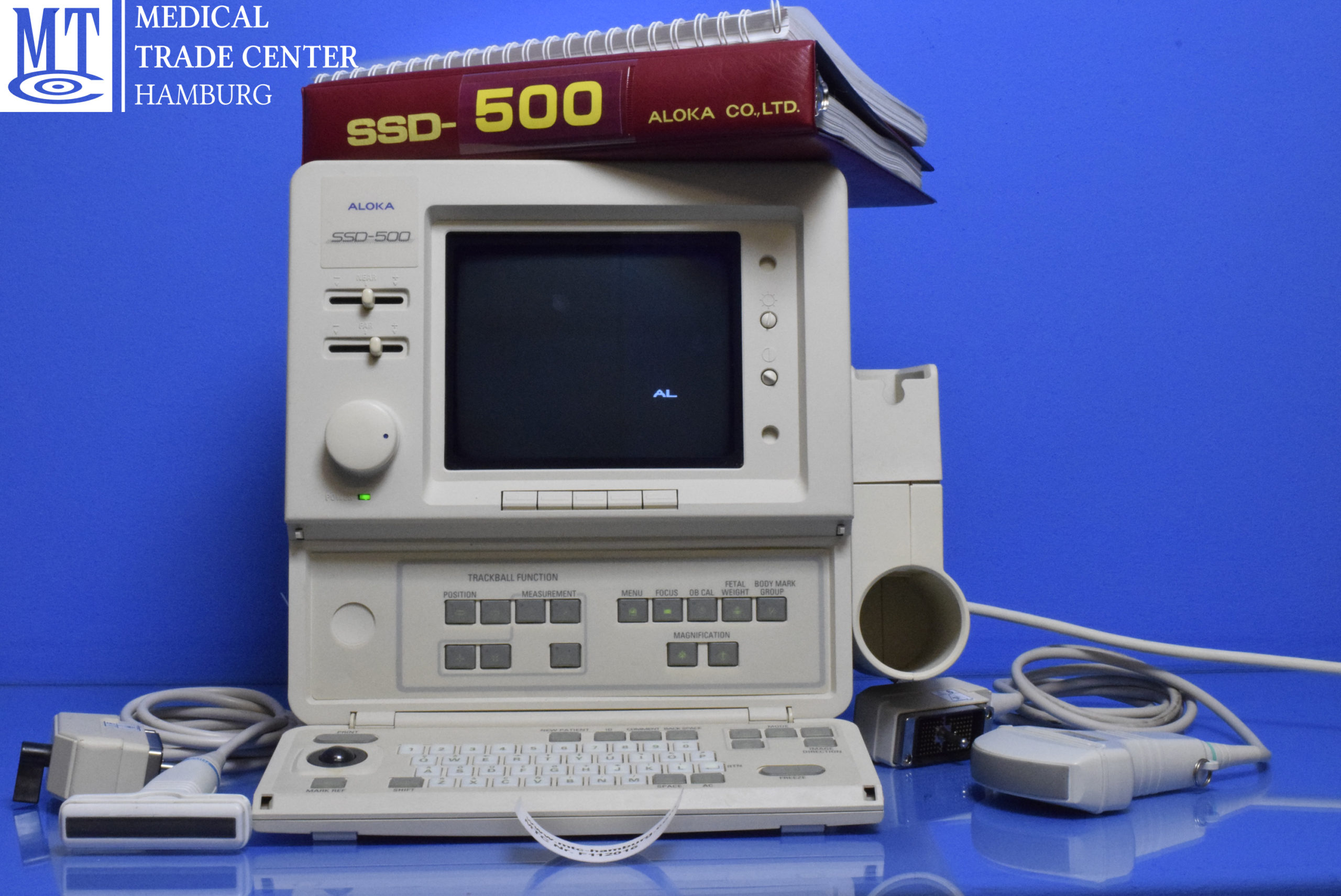 Aloka SSD-500 // SSD 500 - Ultraschallsystem Tragbar mit Konvex und Linear Sonde