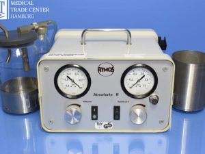 Atmos Atmoforte R tragbares Absauggerät mit Glas Behälter