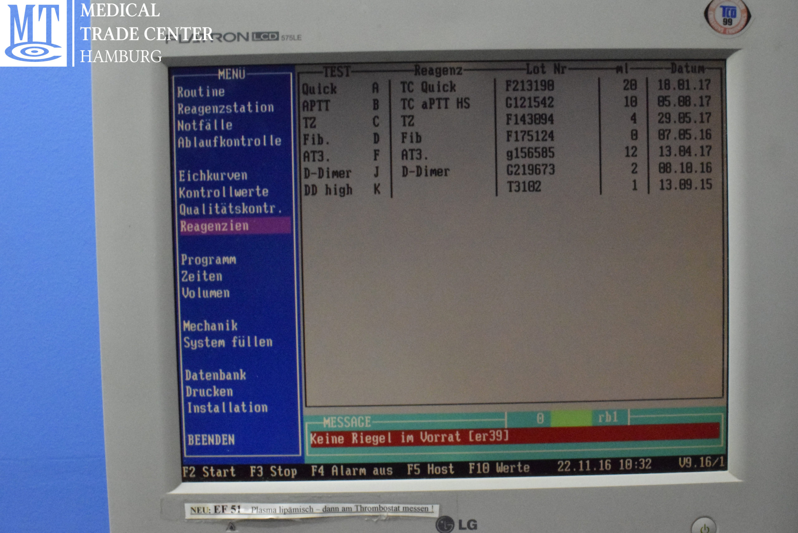 Behnk Elektronik Thrombolyzer Compact XR Gerinnungsanalyzer