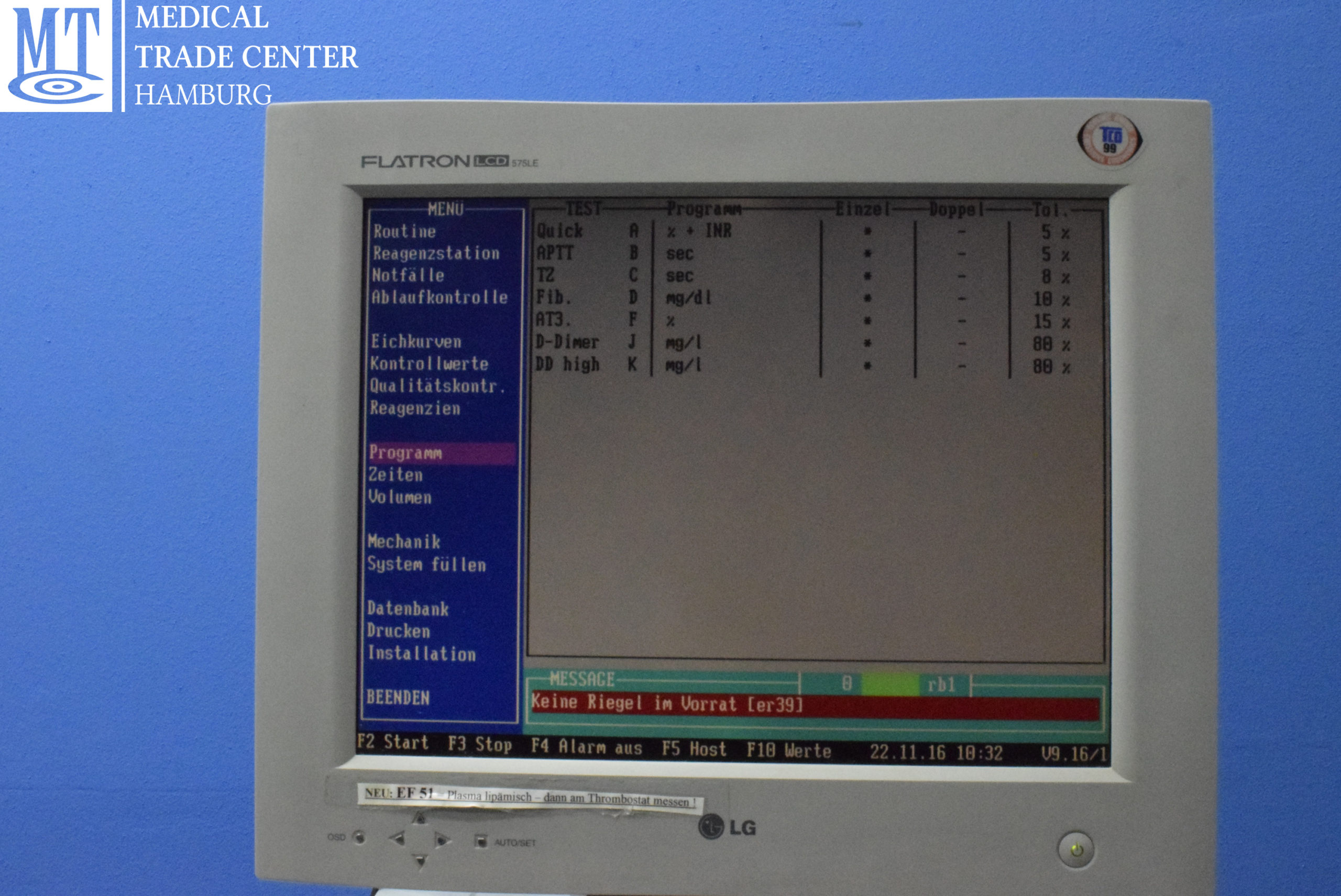 Behnk Elektronik Thrombolyzer Compact XR Gerinnungsanalyzer