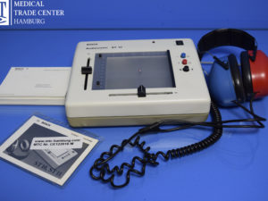 Bosch Audiometer ST-10  / ST 10  Inkl. kopfhörer und Blockkarten
