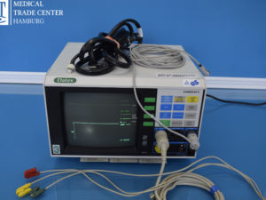 Datex Cardiocap II Monitor mit SpO2, EKG, und Blutdruckmanchette