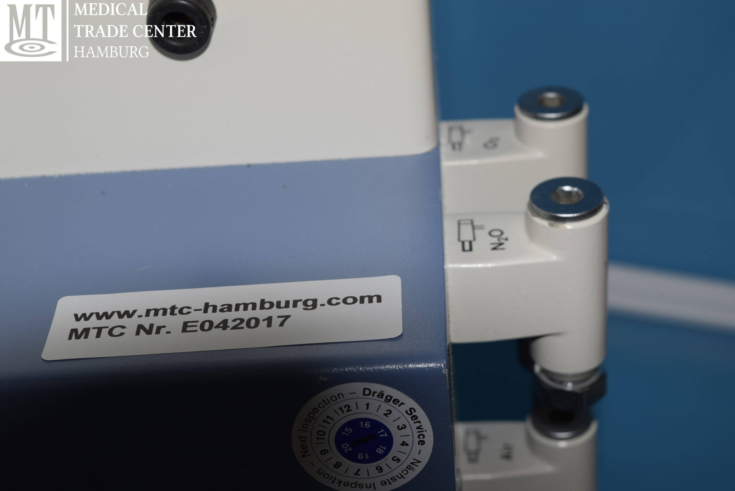 Dräger Trajan 808 Narkosegerät, Narkose mit PM 8030 Atemgasmonitor